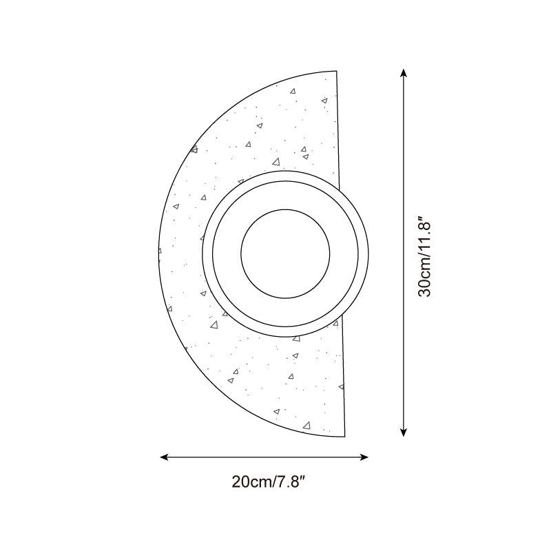 Lerbaze Natural Stone Wall Light