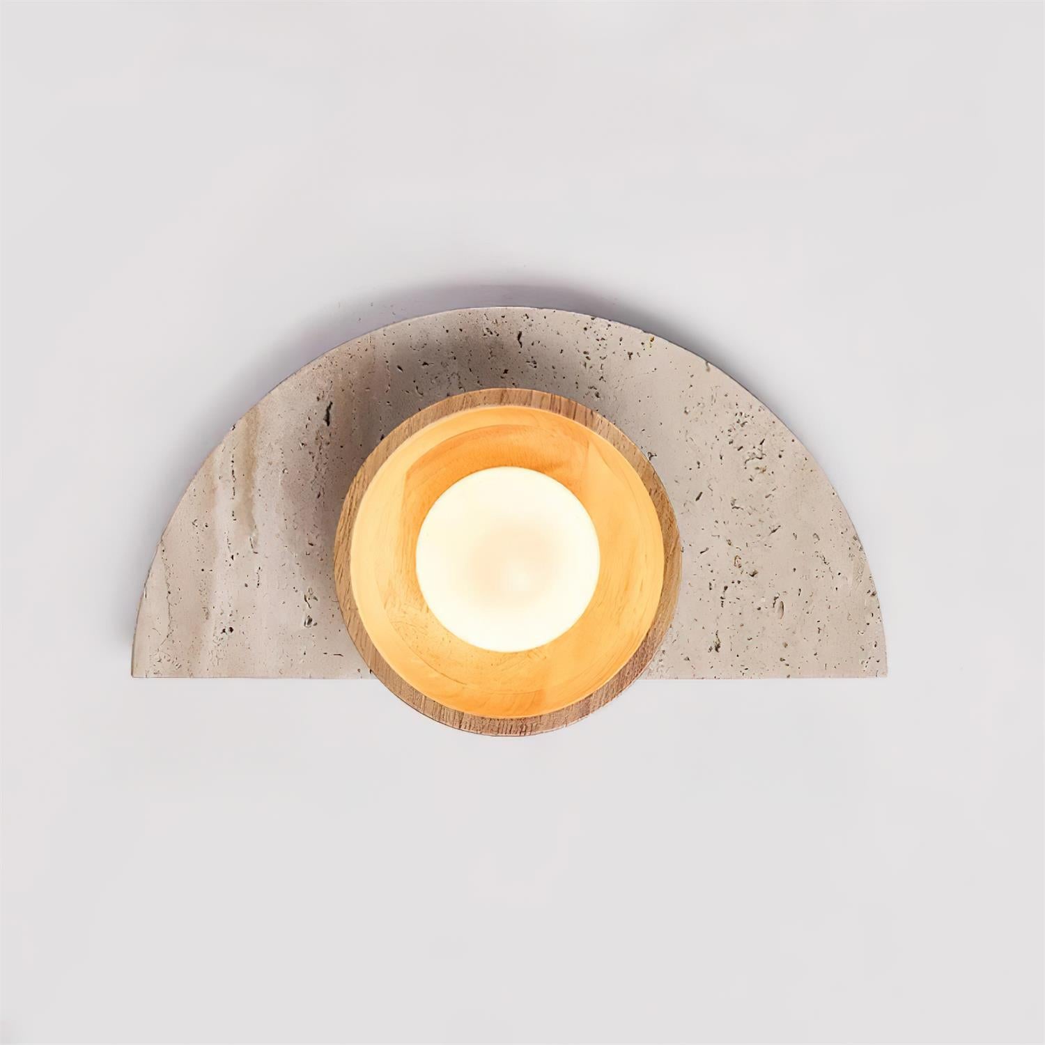 Lerbaze Natural Stone Wall Light