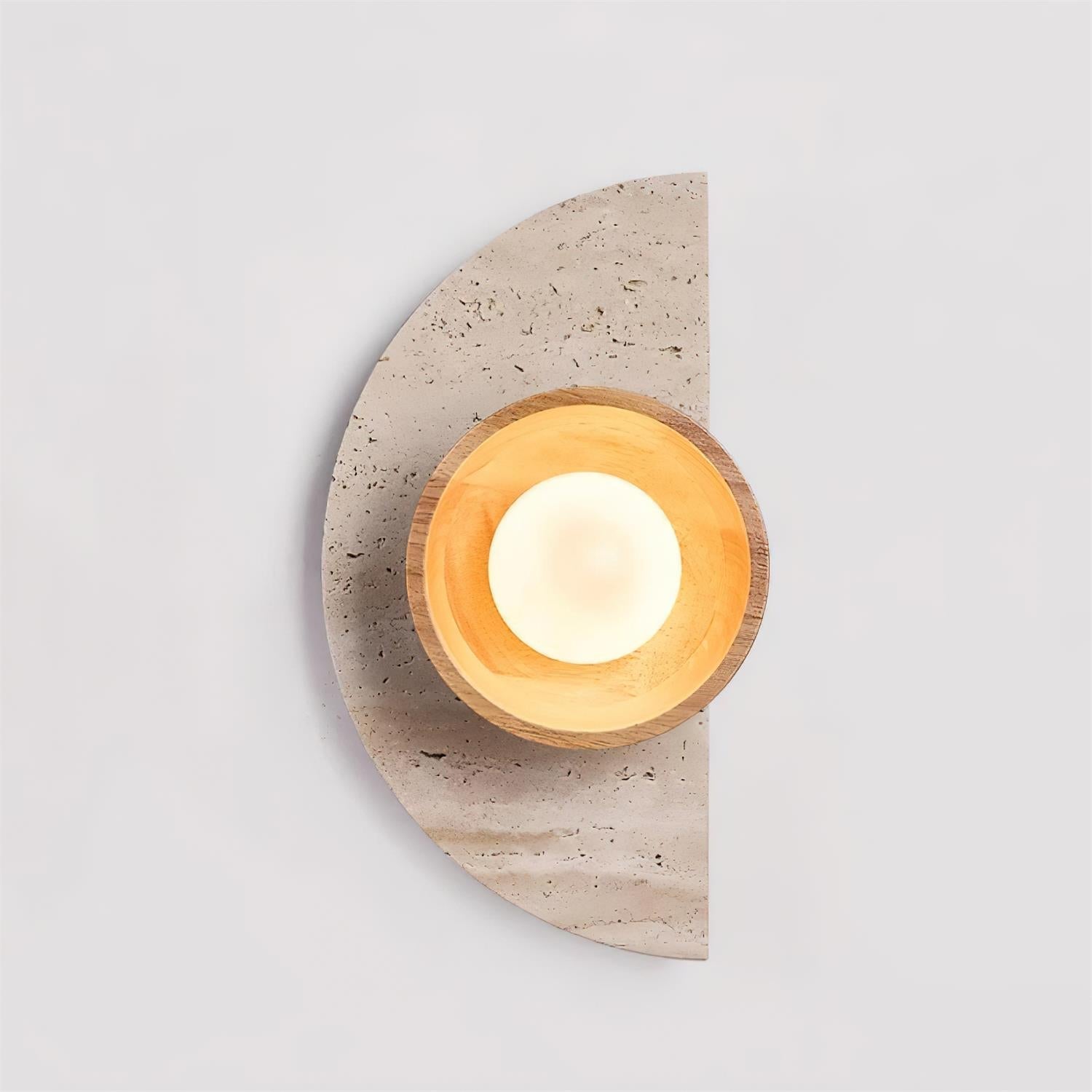 Lerbaze Natural Stone Wall Light
