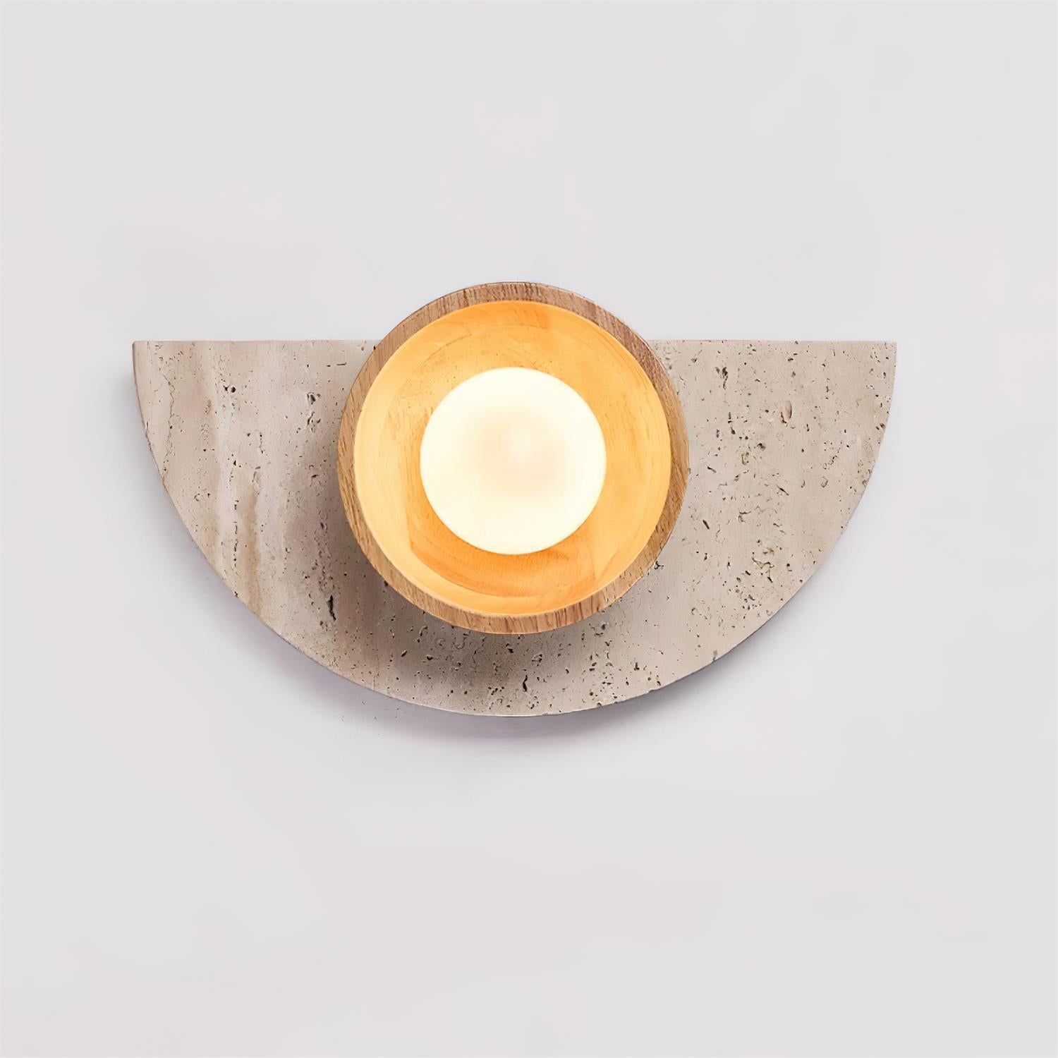 Lerbaze Natural Stone Wall Light