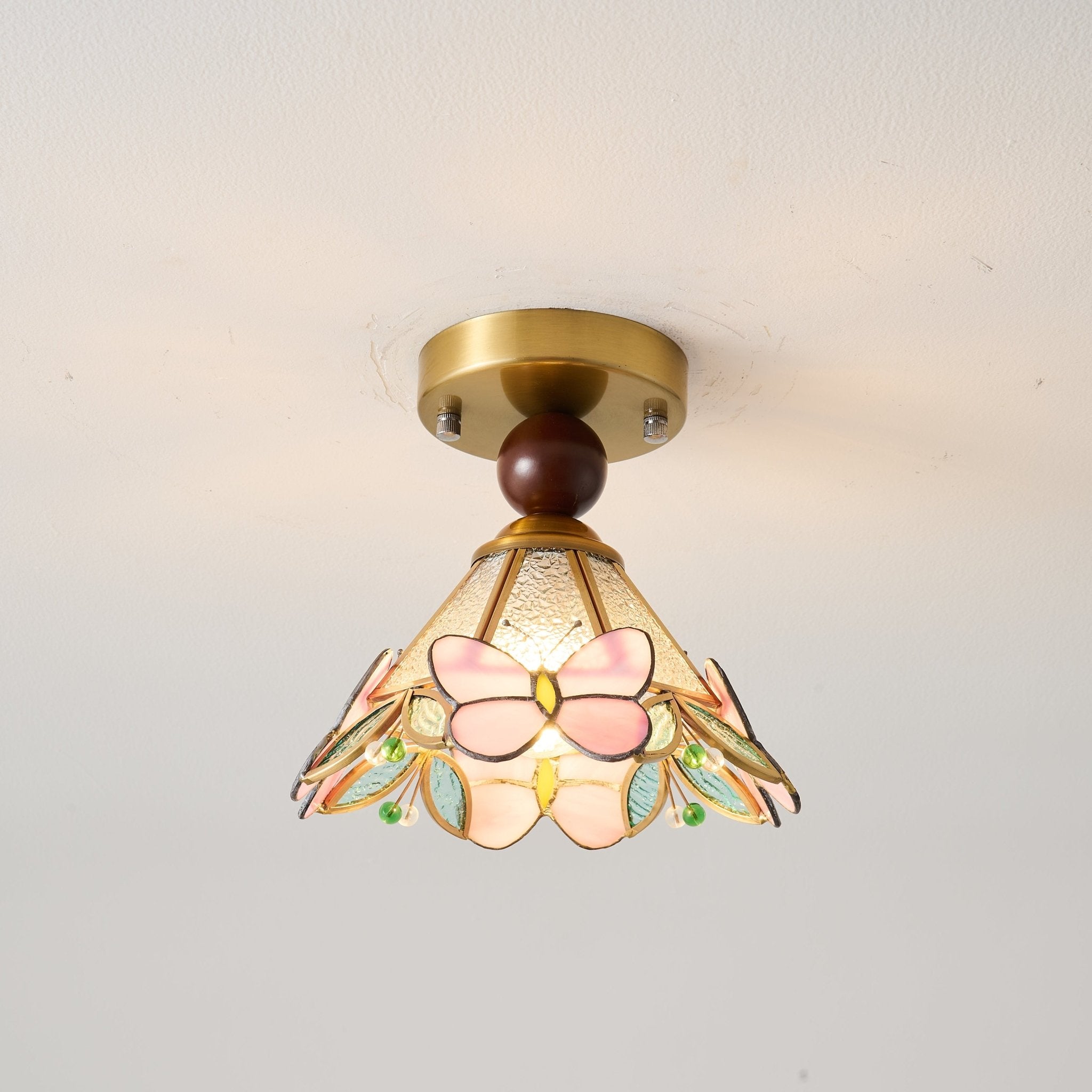 Tiffany Butterfly Ceiling Light