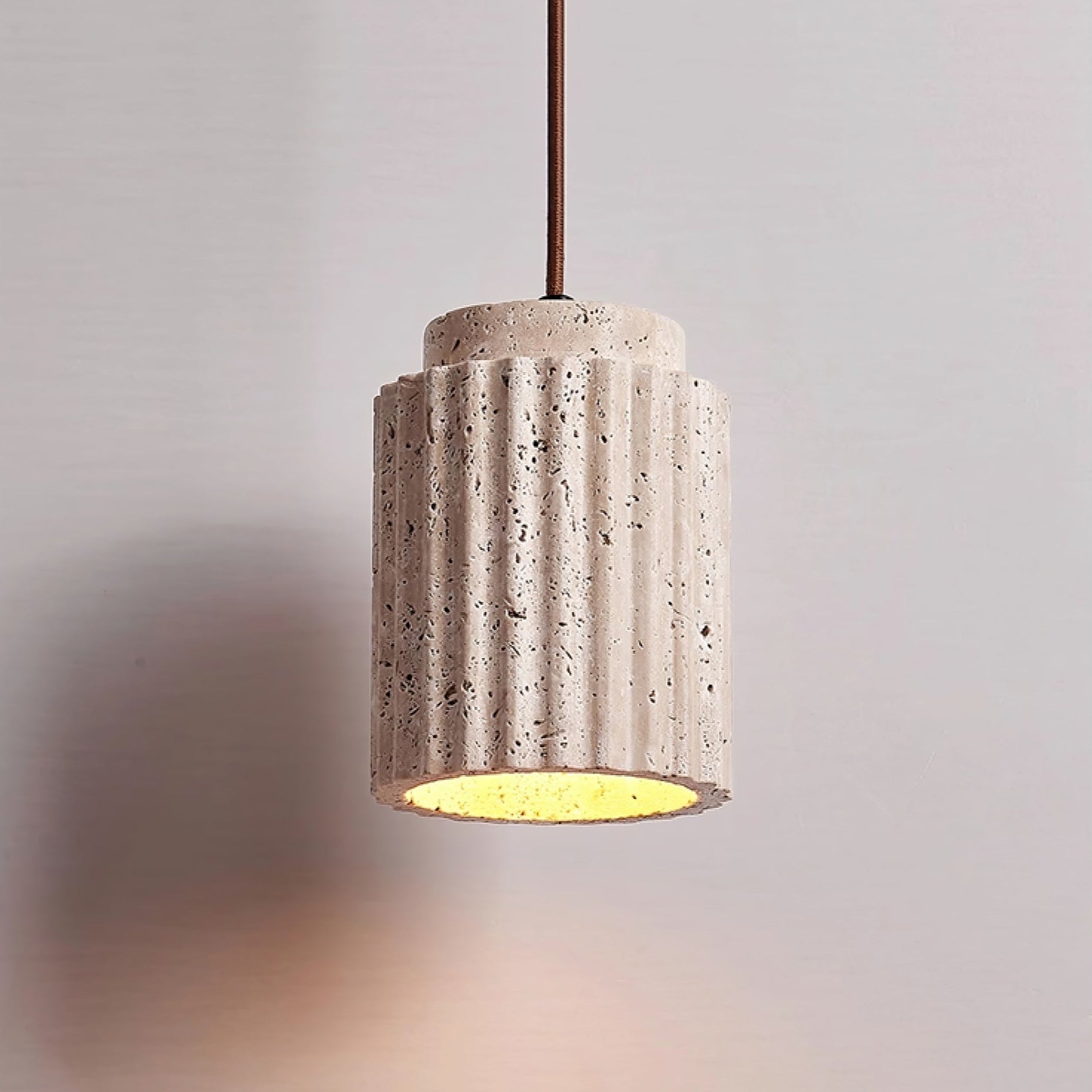 Lecave Natural Stone Pendant Light