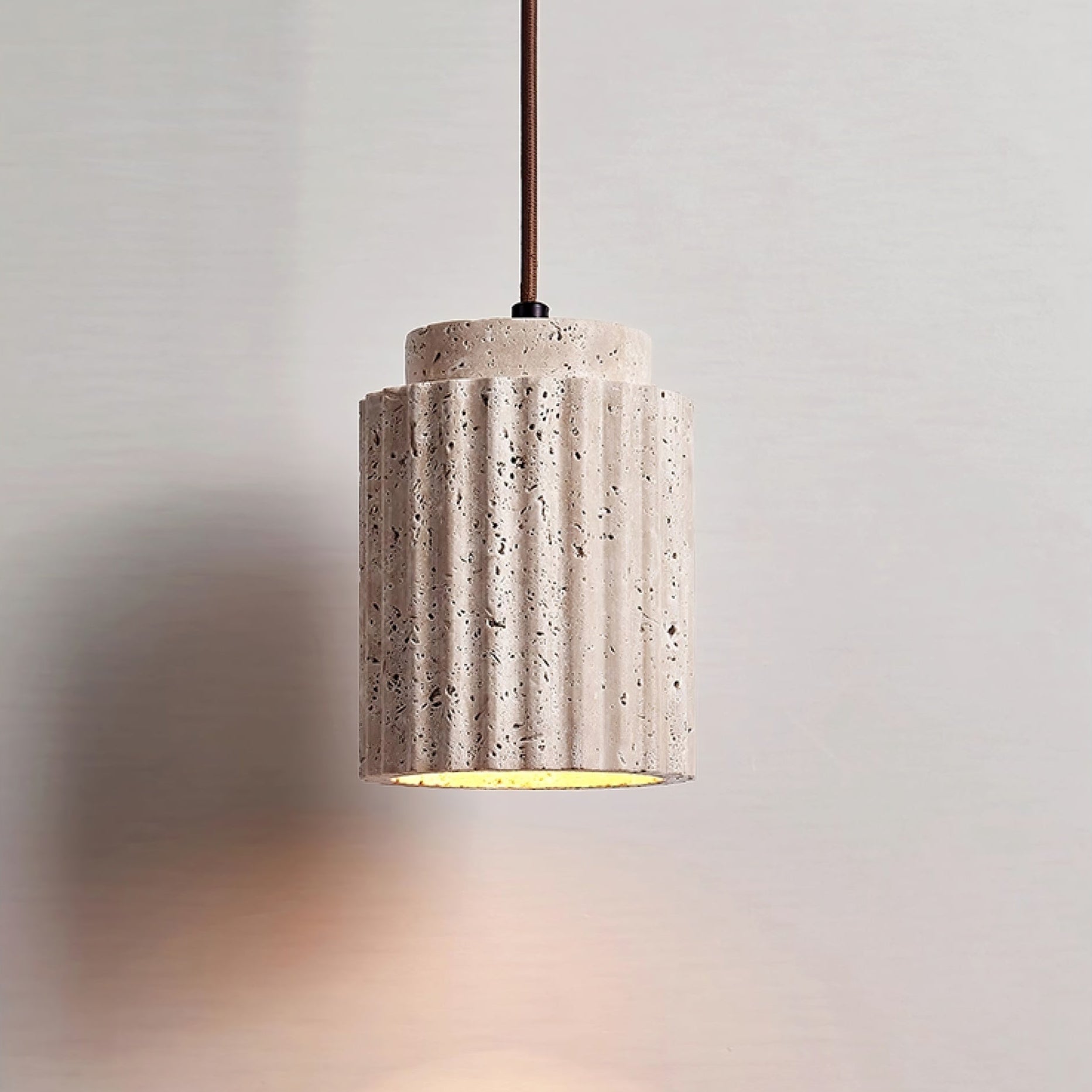Lecave Natural Stone Pendant Light