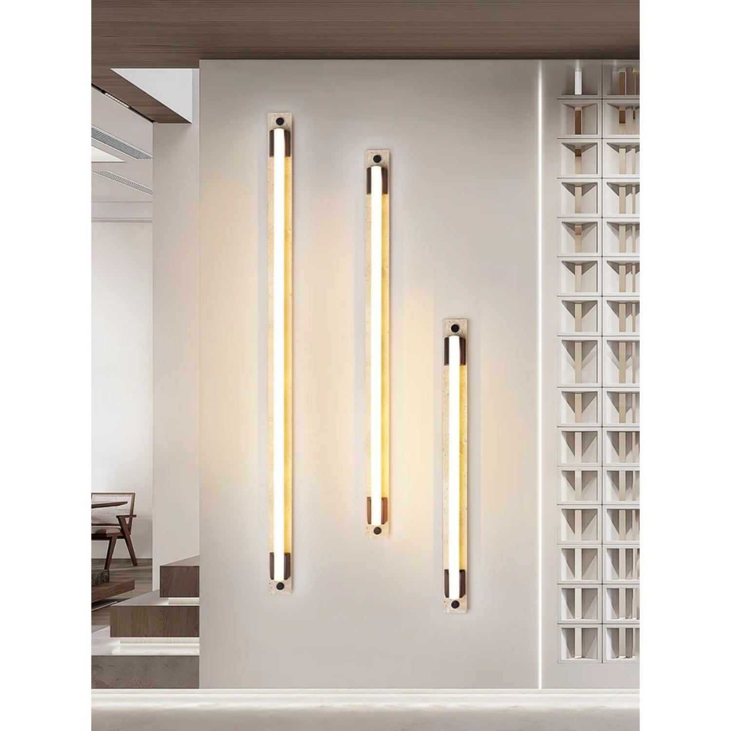 Fomessi Natural Stone Wall Light