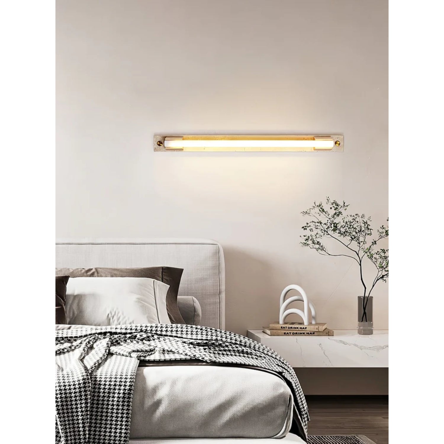 Fomessi Natural Stone Wall Light