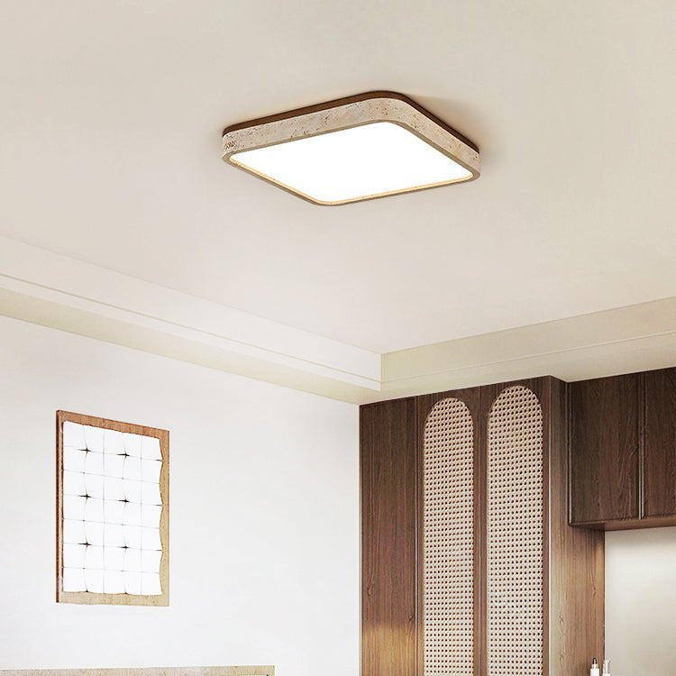 Colemis Travertine Ceiling Light