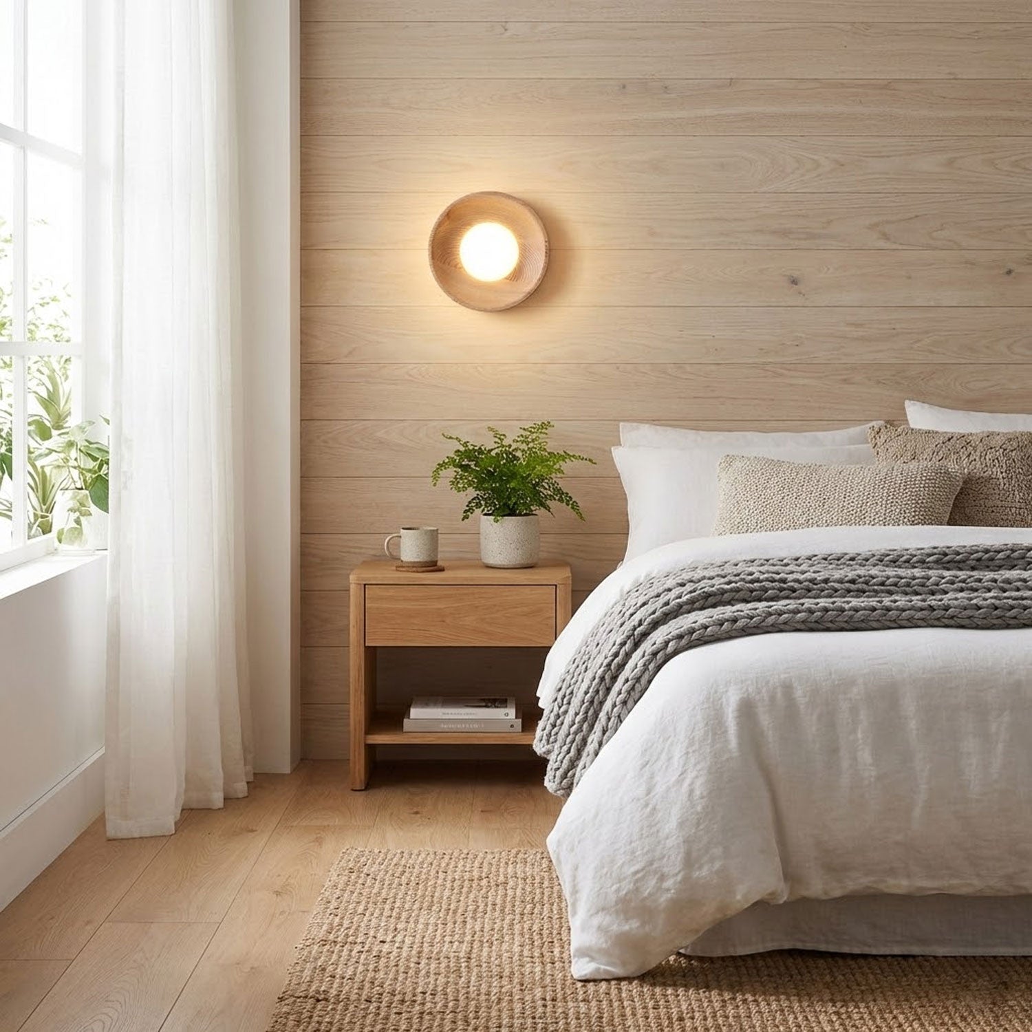 Cobell Wooden Wall Light