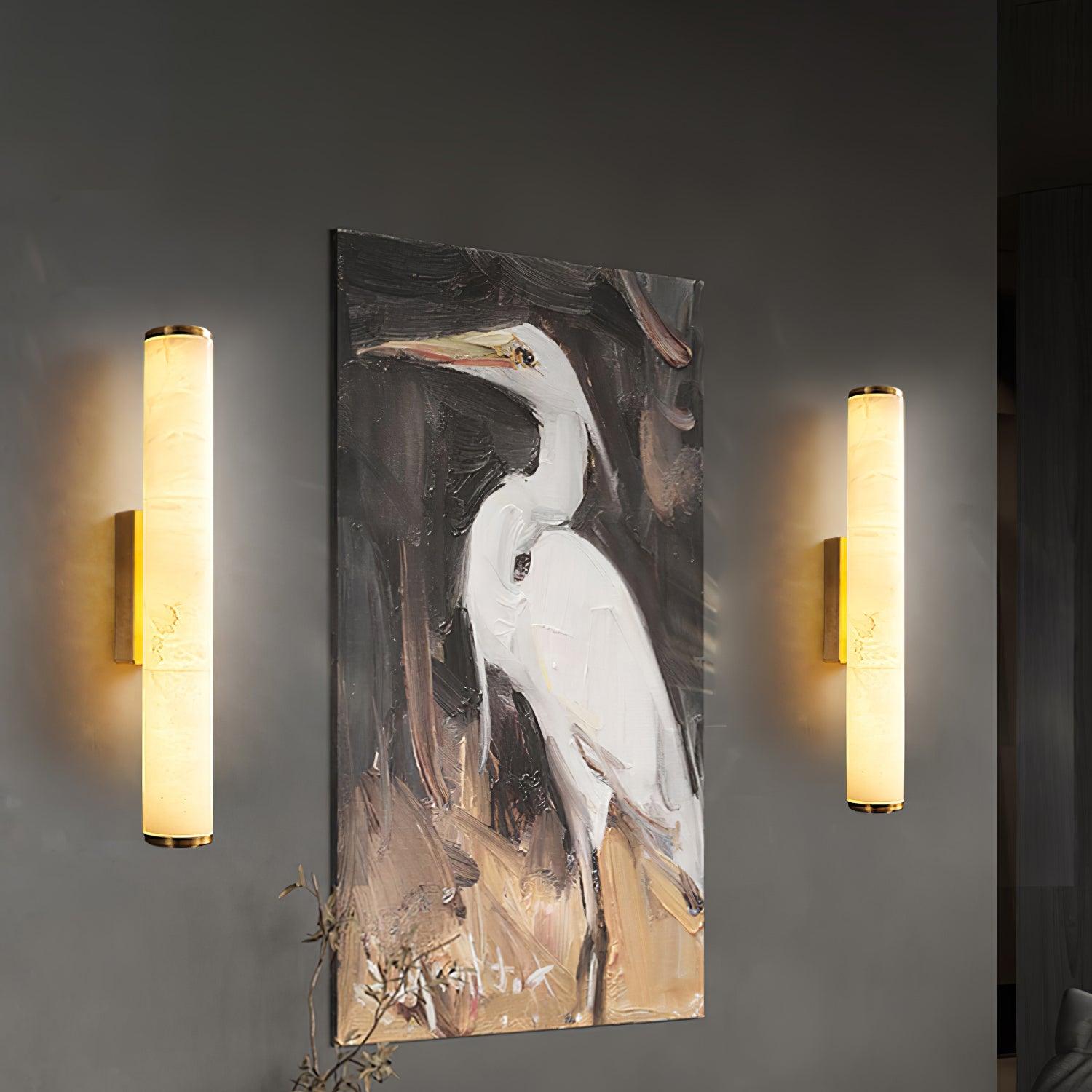 Comese Albaster Wall Light