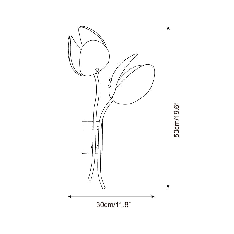 Cenyssa Flower Wall Light