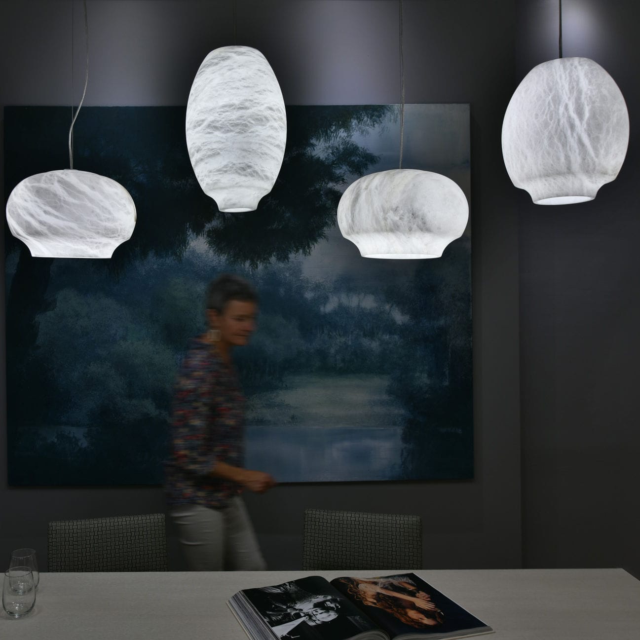 Cenlave Alabaster Pendant Light