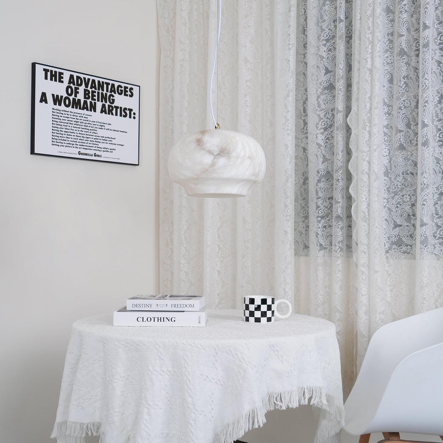 Cenlave Alabaster Pendant Light