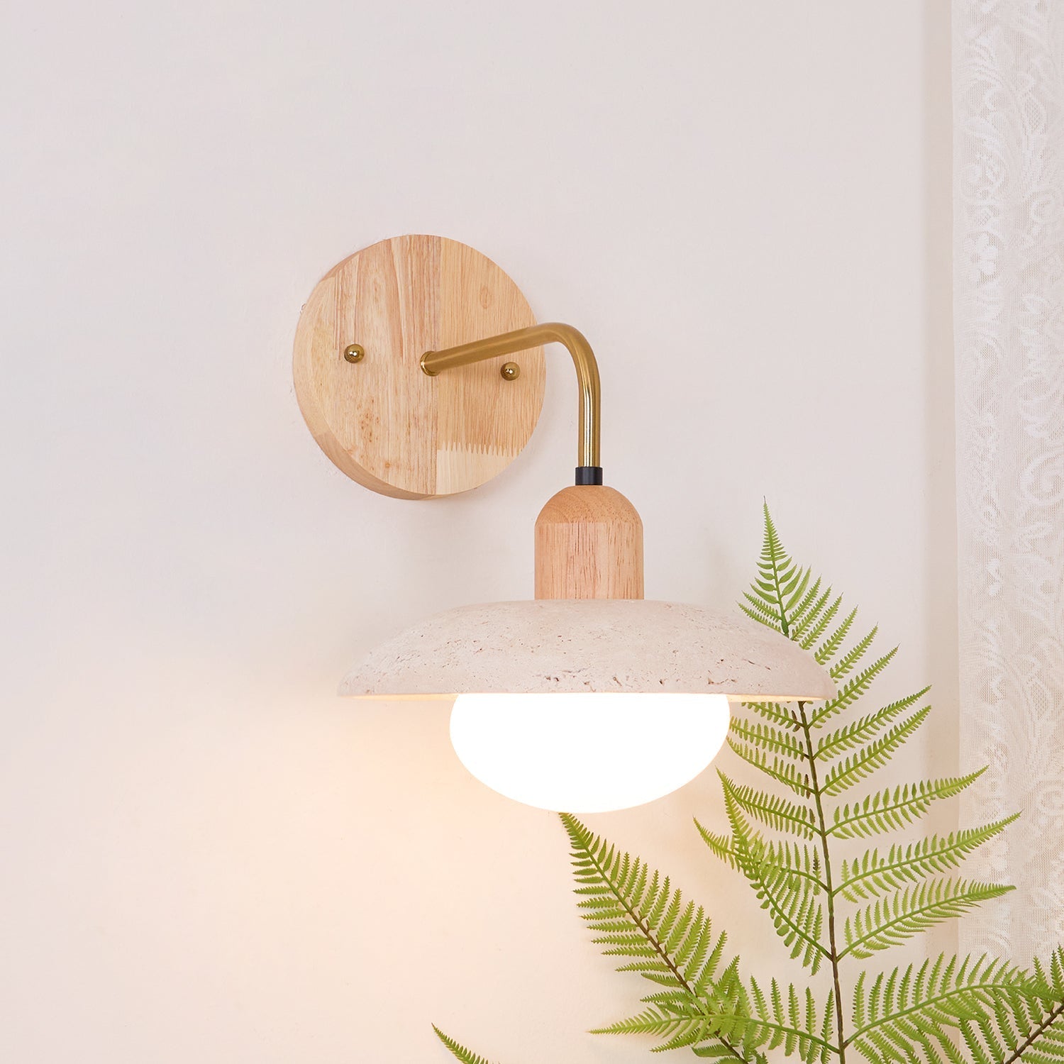 Taleno Travertine Wall Light