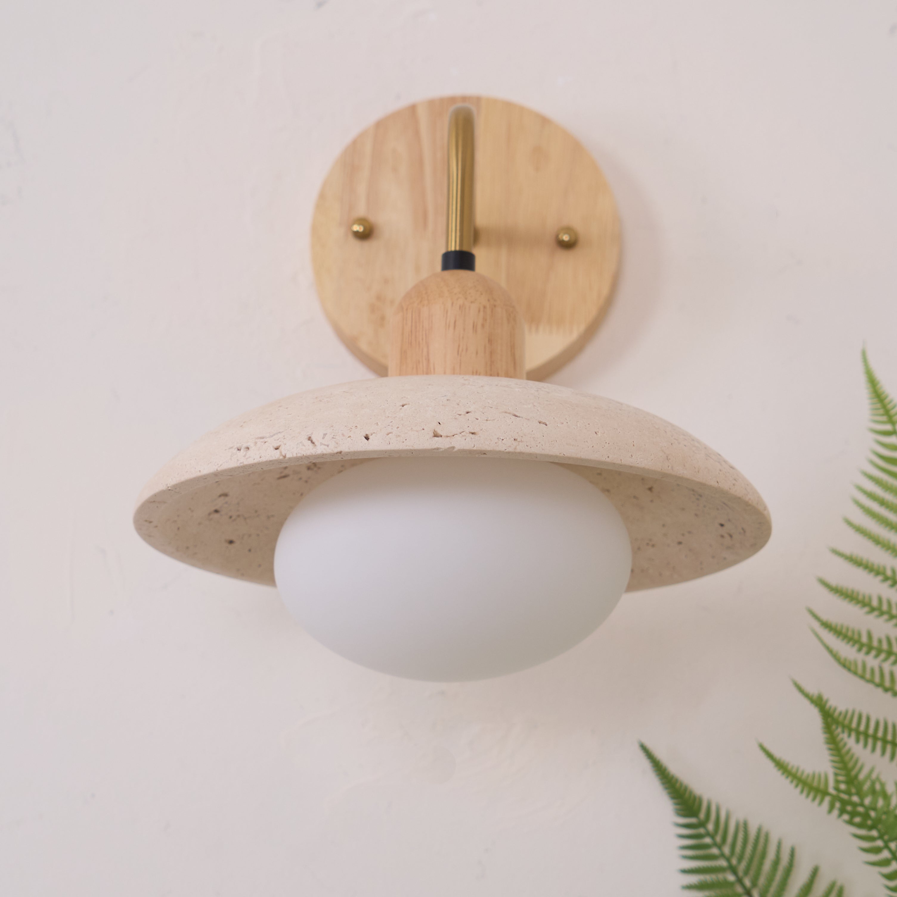 Taleno Travertine Wall Light