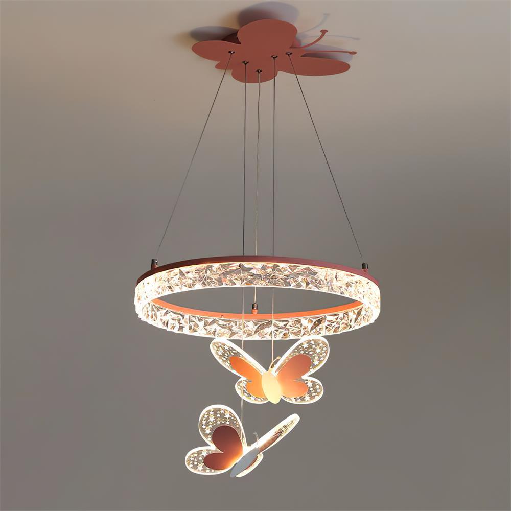 Colourful Butterfly Nursery Pendant Light