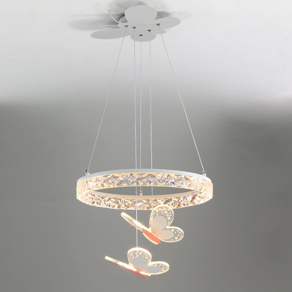 Colourful Butterfly Nursery Pendant Light