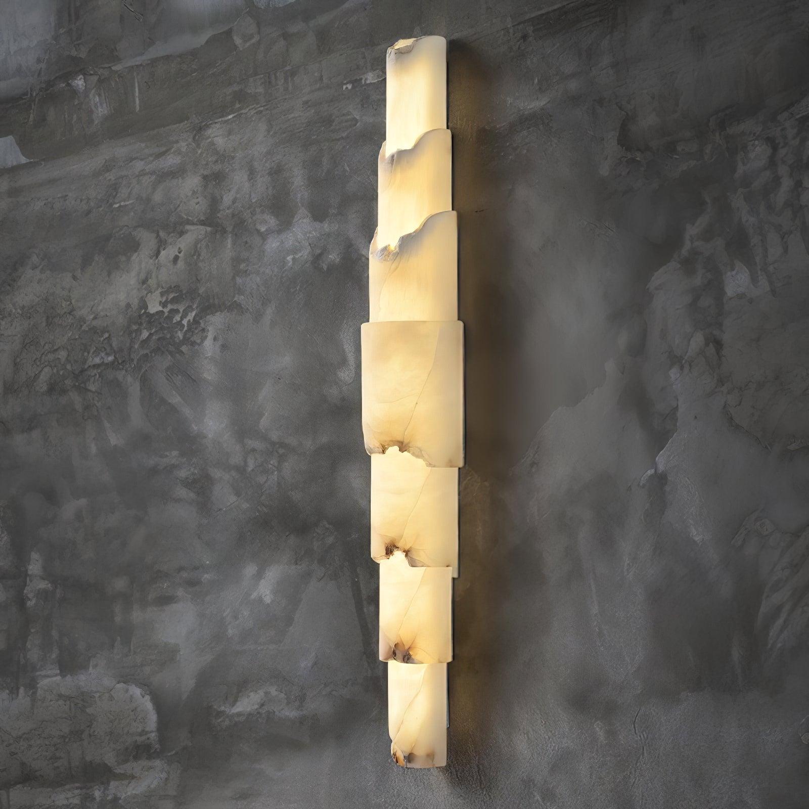 Temiyzo Layered Alabaster Wall Light