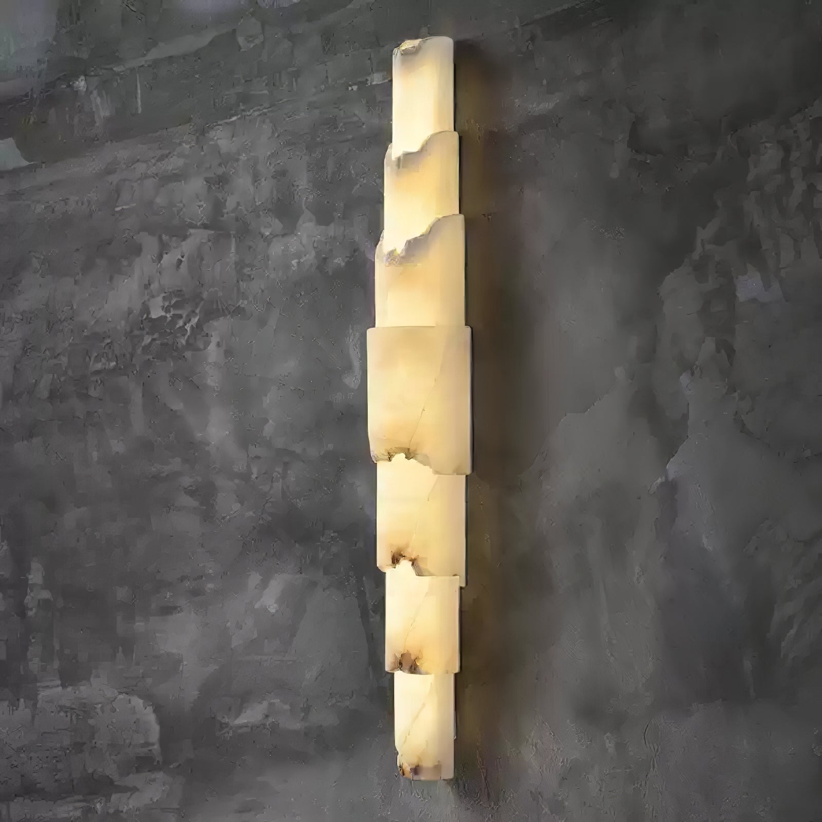 Temiyzo Layered Alabaster Wall Light