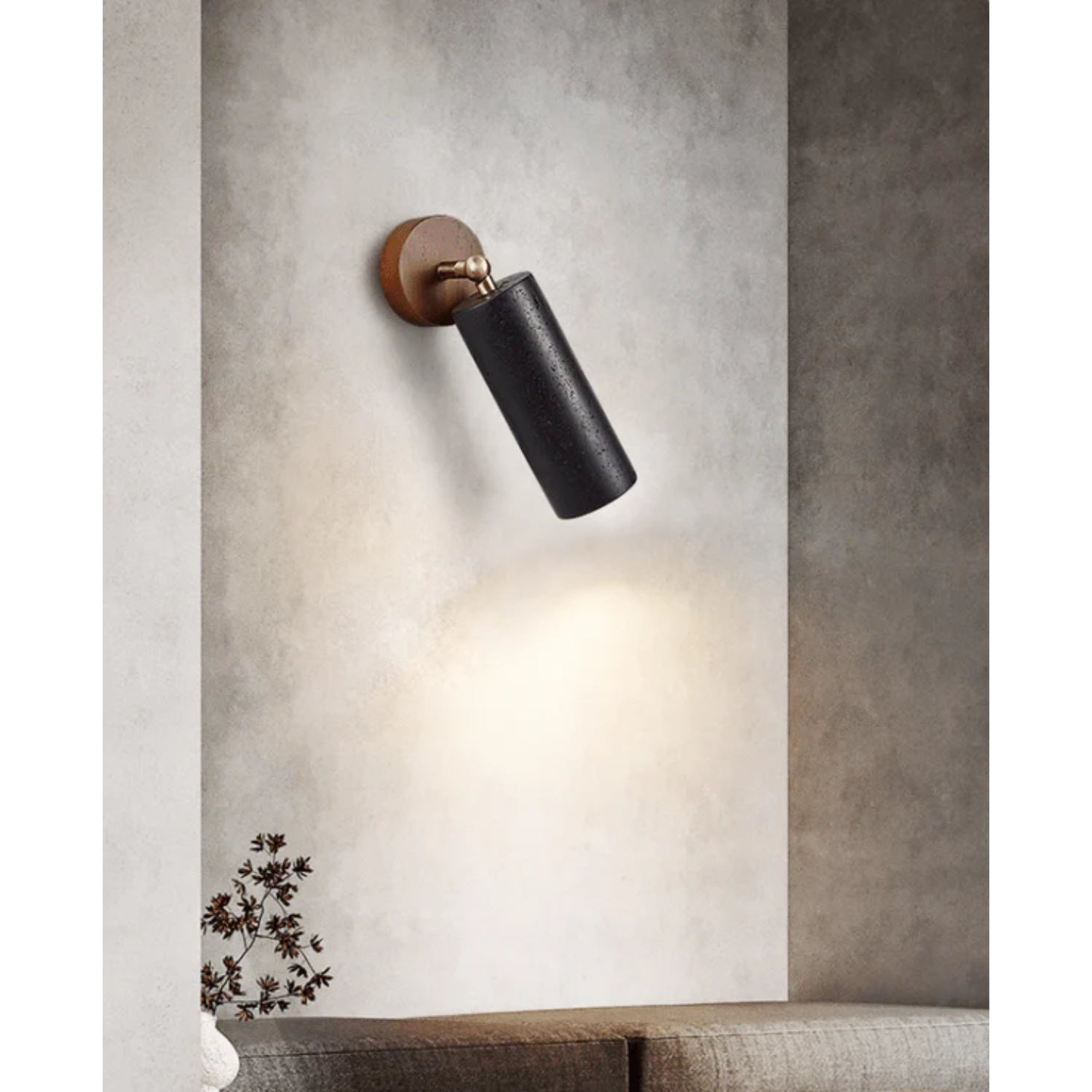 Casimo Natural Stone Wall Light
