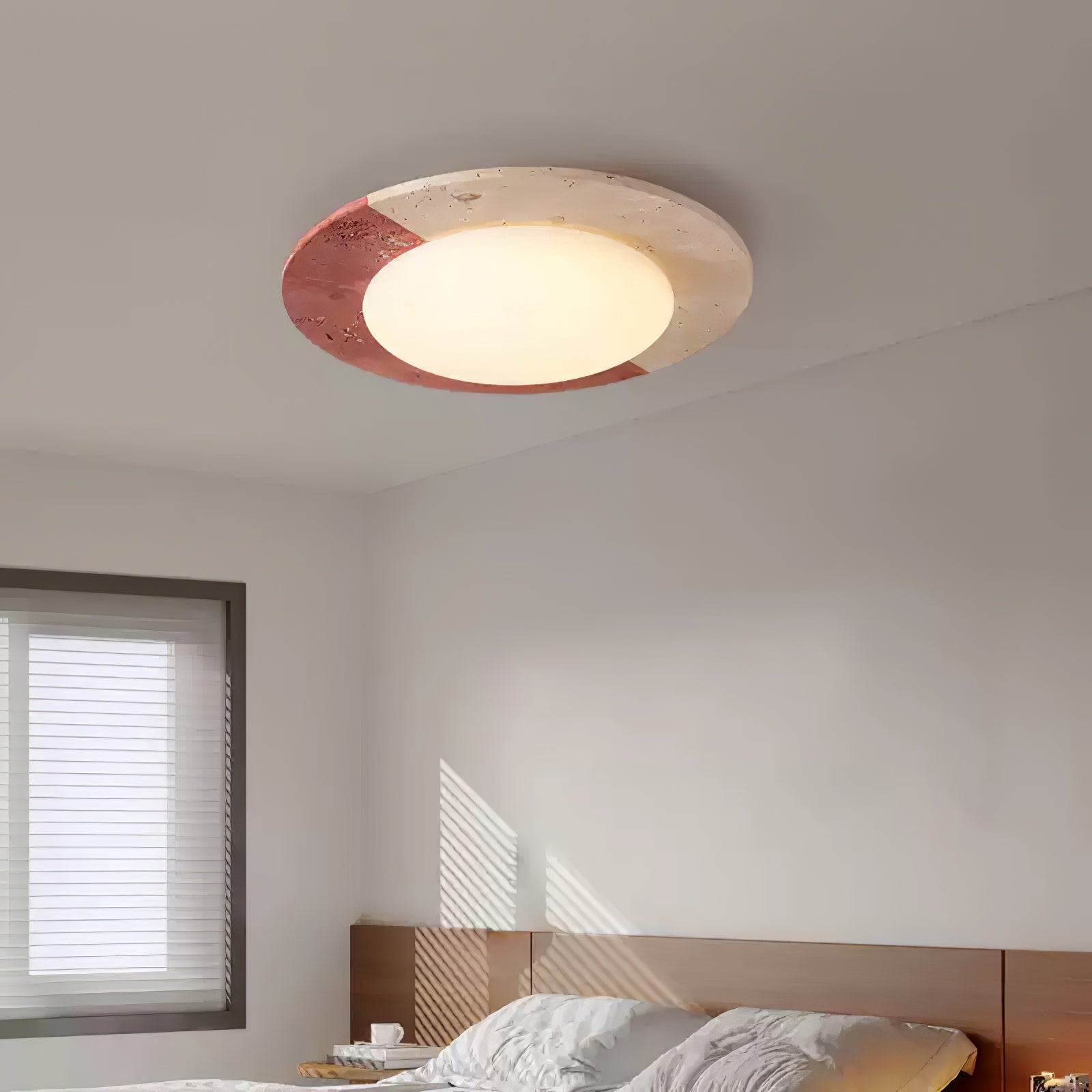 Cemofis Travertine Ceiling Light