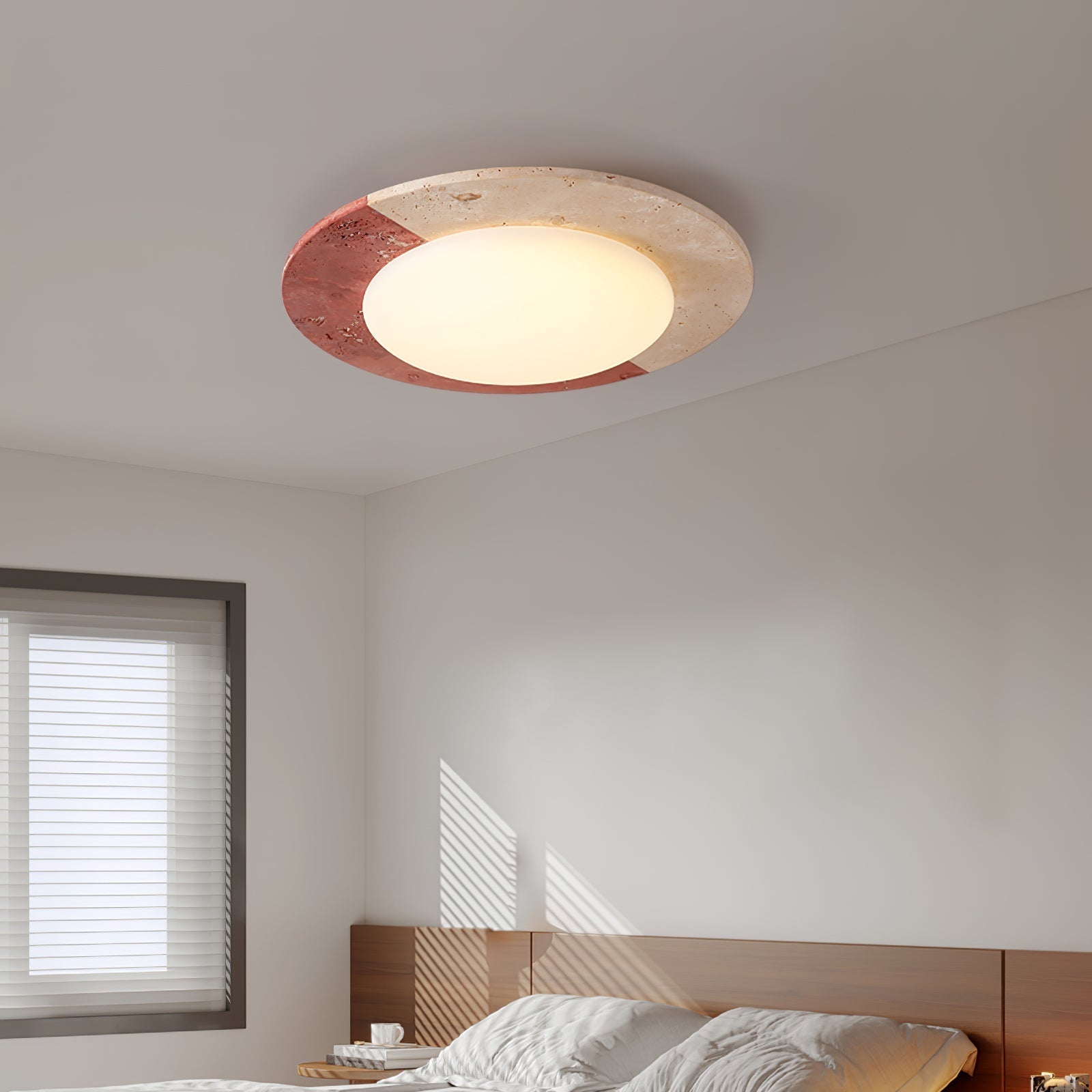 Cemofis Travertine Ceiling Light