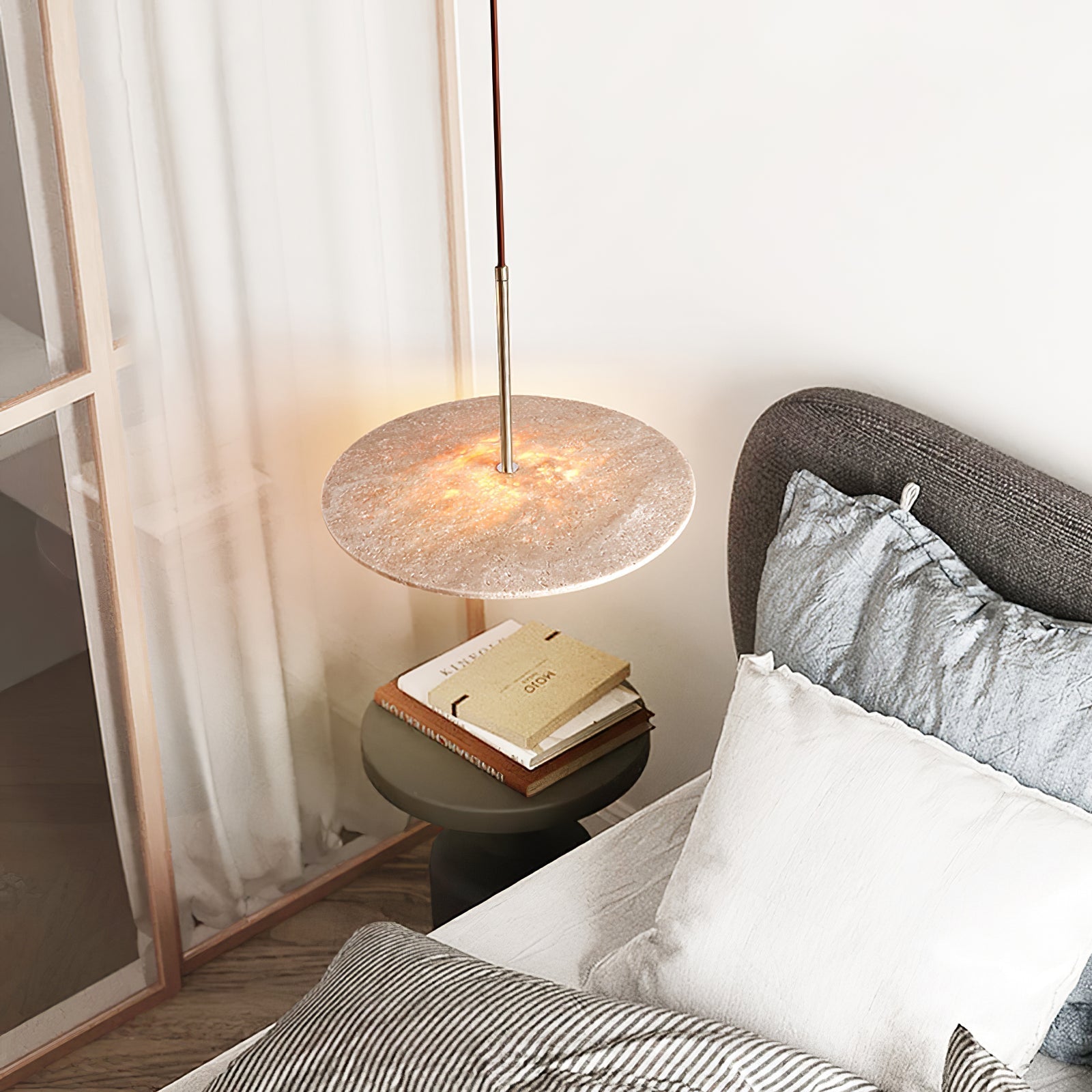 Juvesa Natural Stone Pendant Light