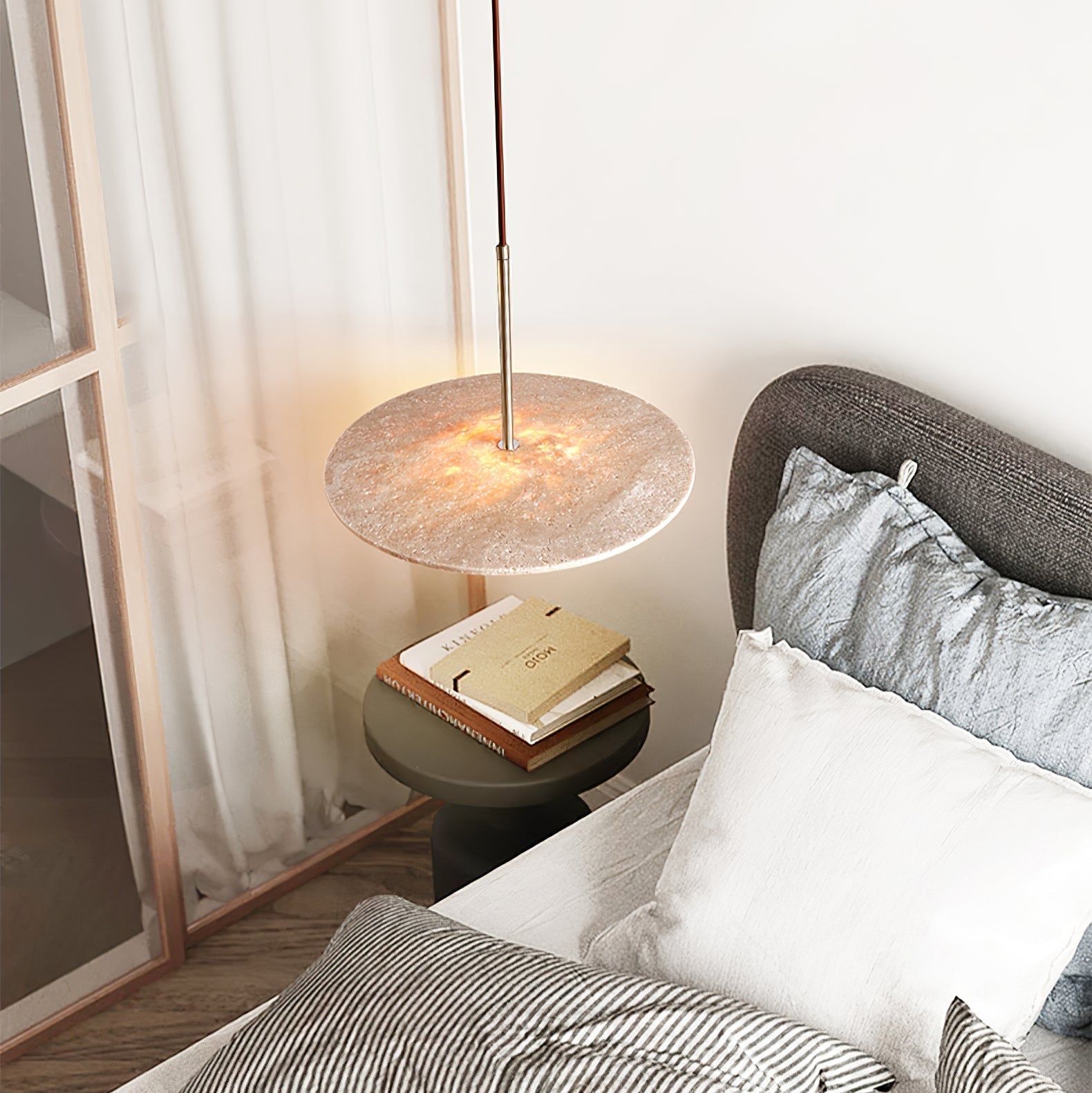 Juvesa Natural Stone Pendant Light