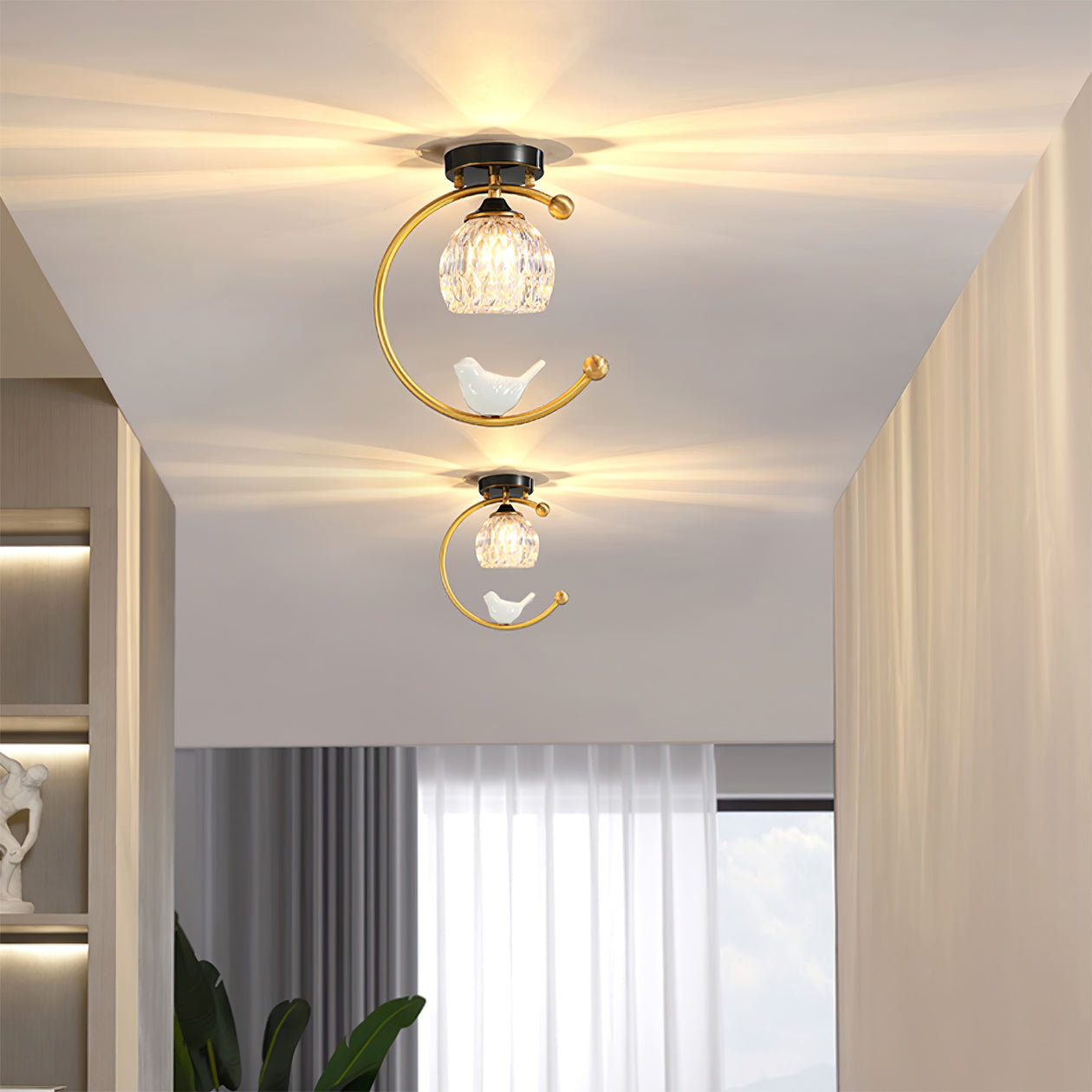 Lennas Bird Ceiling Light