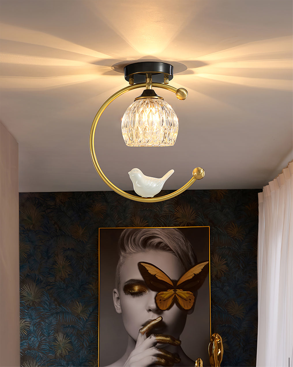 Lennas Bird Ceiling Light