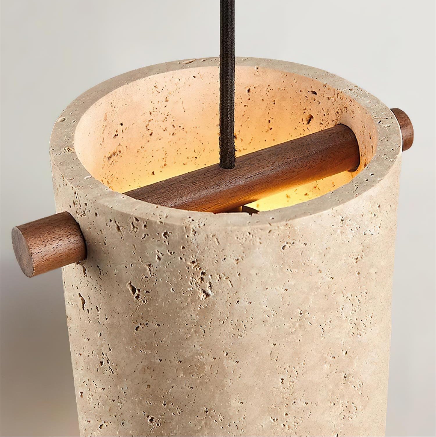 Cereboza Natural Stone Pendant Light
