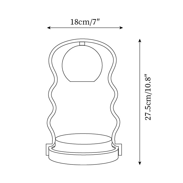 Veloura Candle Lamp