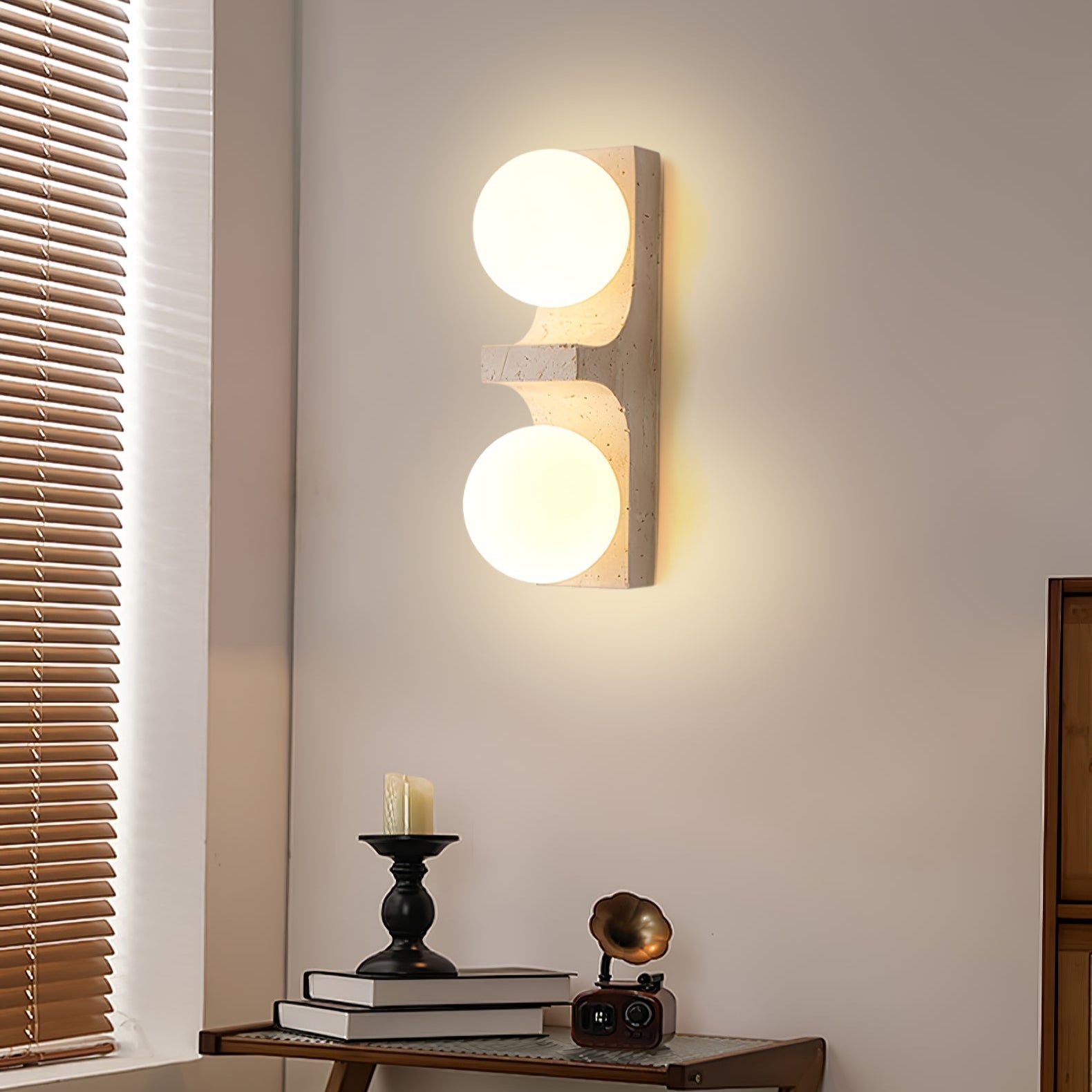Ceiyra Travertine Wall Light
