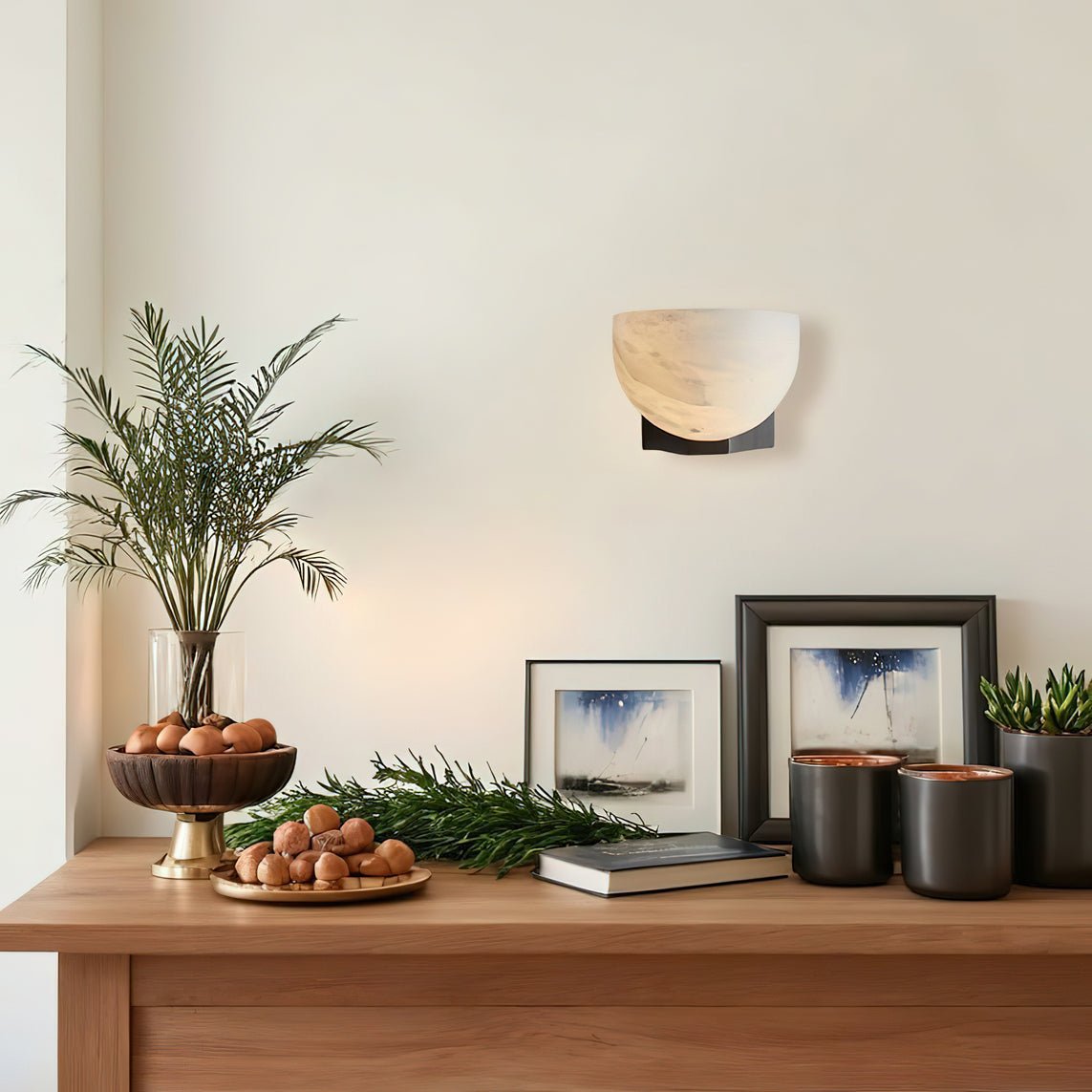 Coleva Alabaster Wall Light
