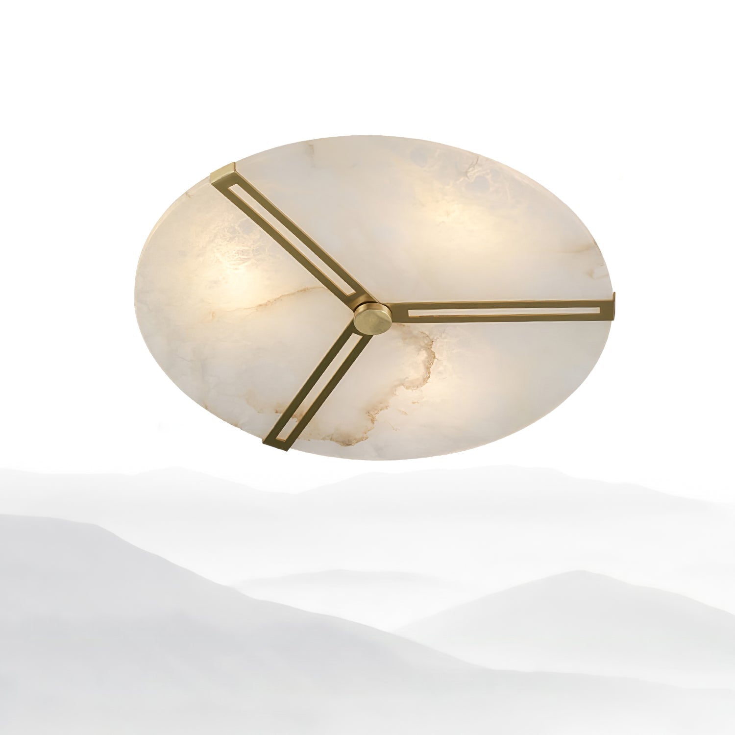 Clove Alabaster Ceiling Light
