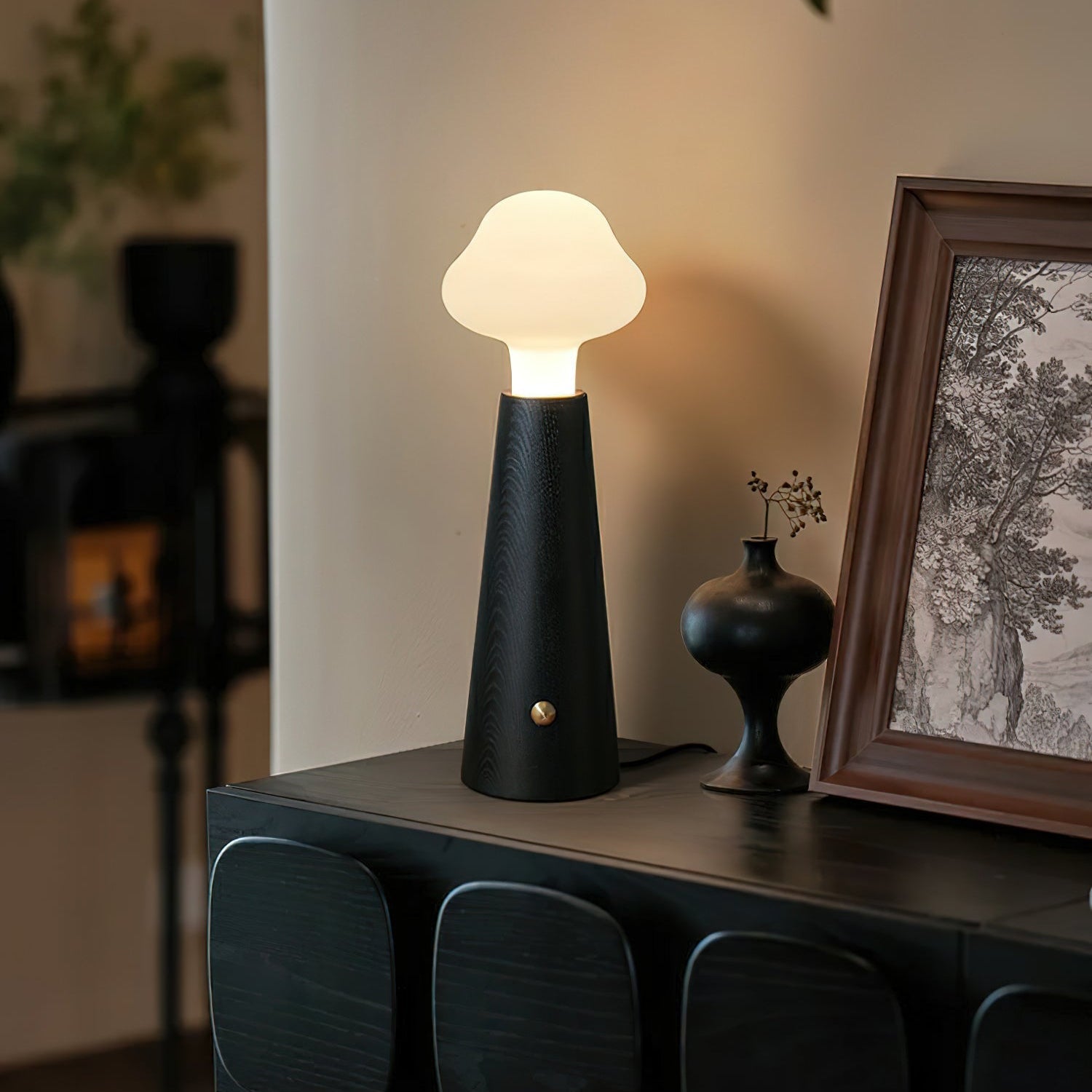 Mooshy Wooden Table Lamp