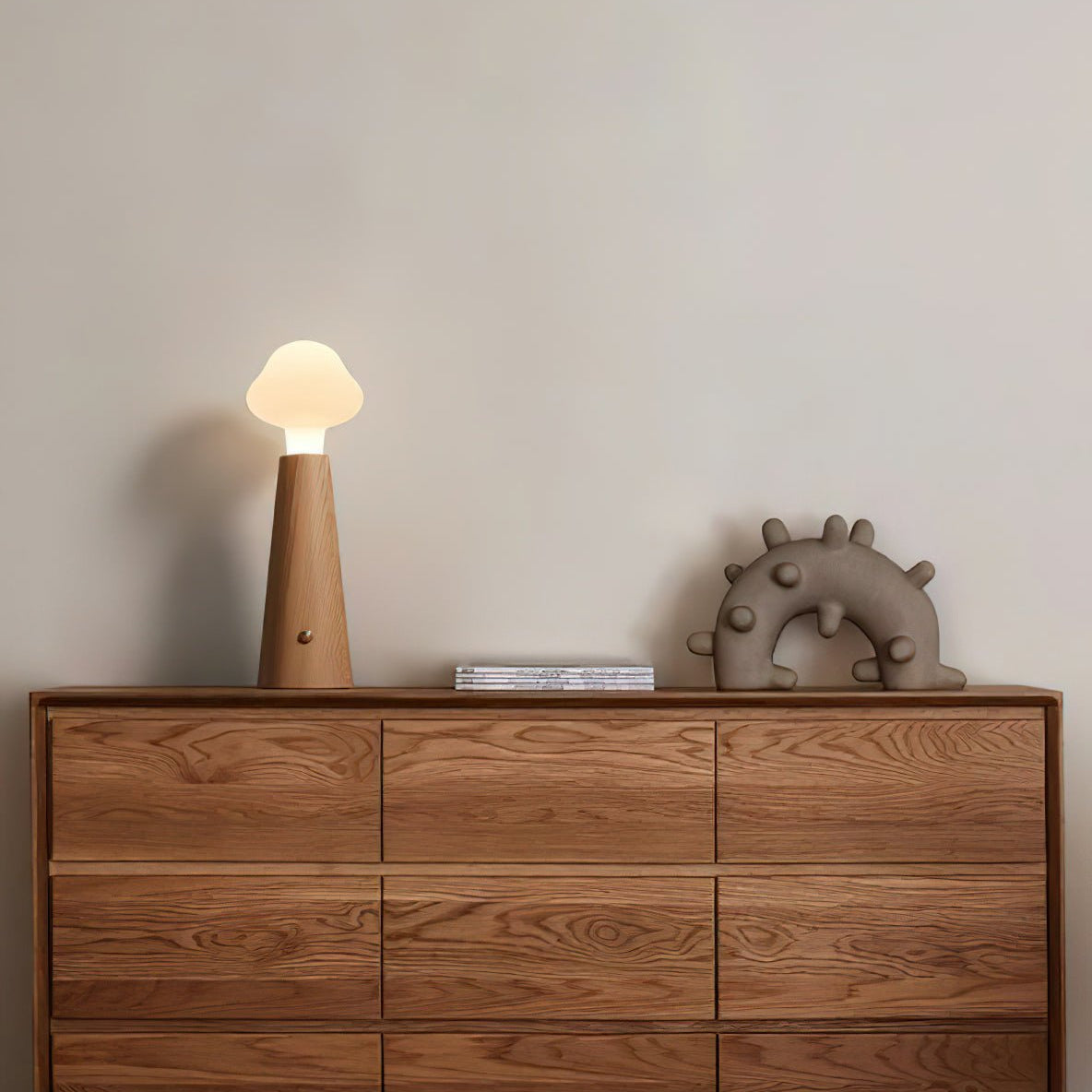 Mooshy Wooden Table Lamp