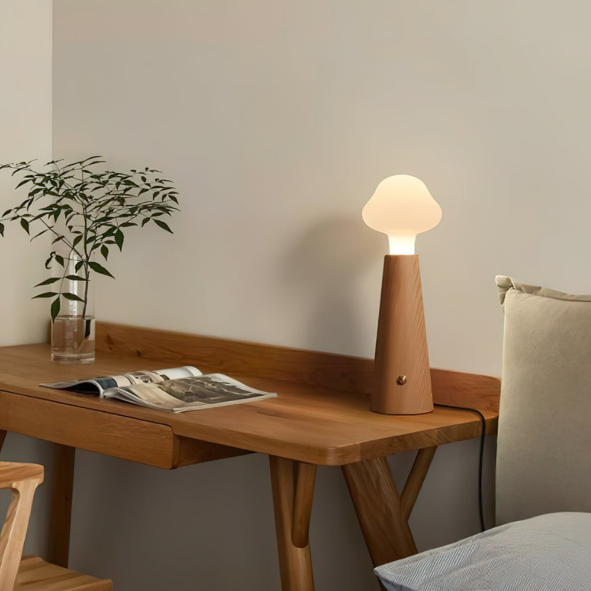 Mooshy Wooden Table Lamp