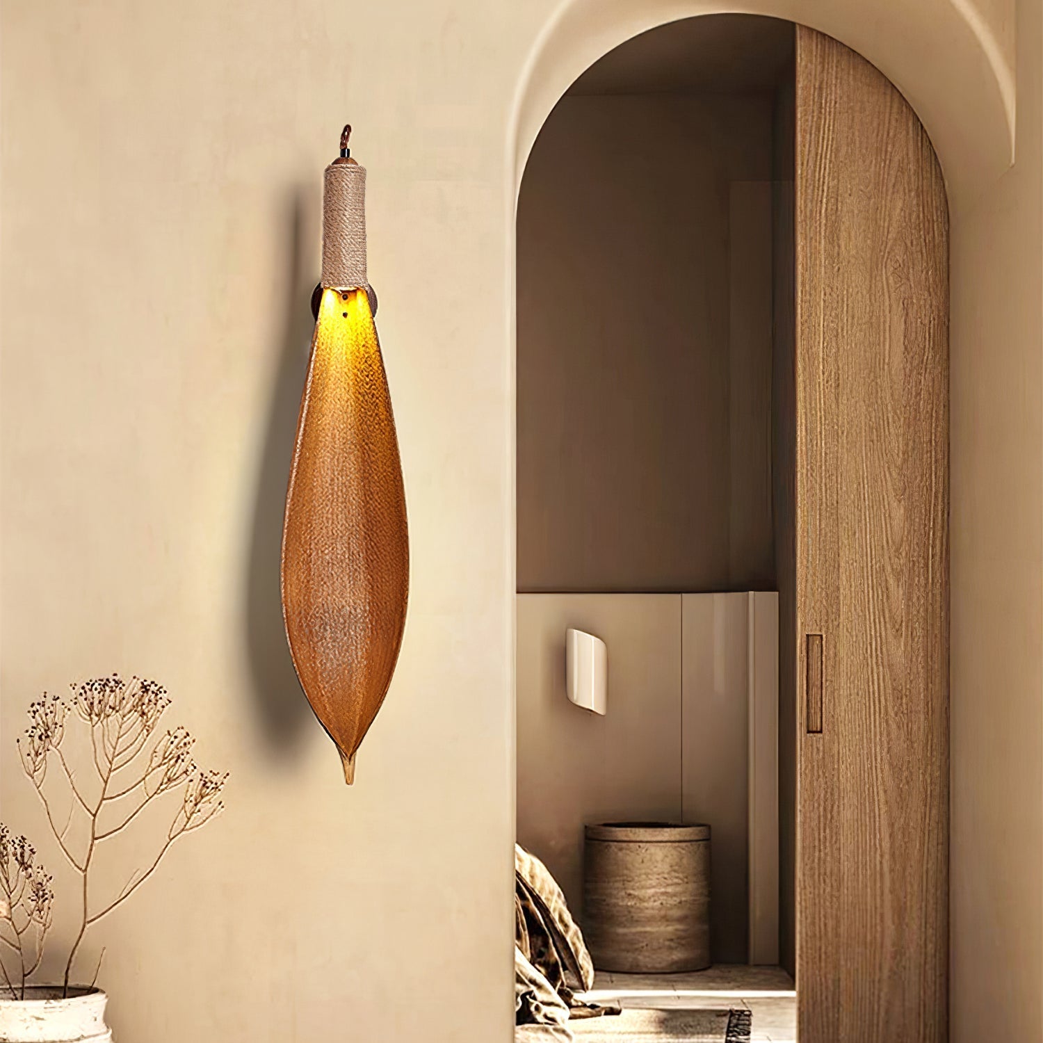 Cocos Leaf Wall Light