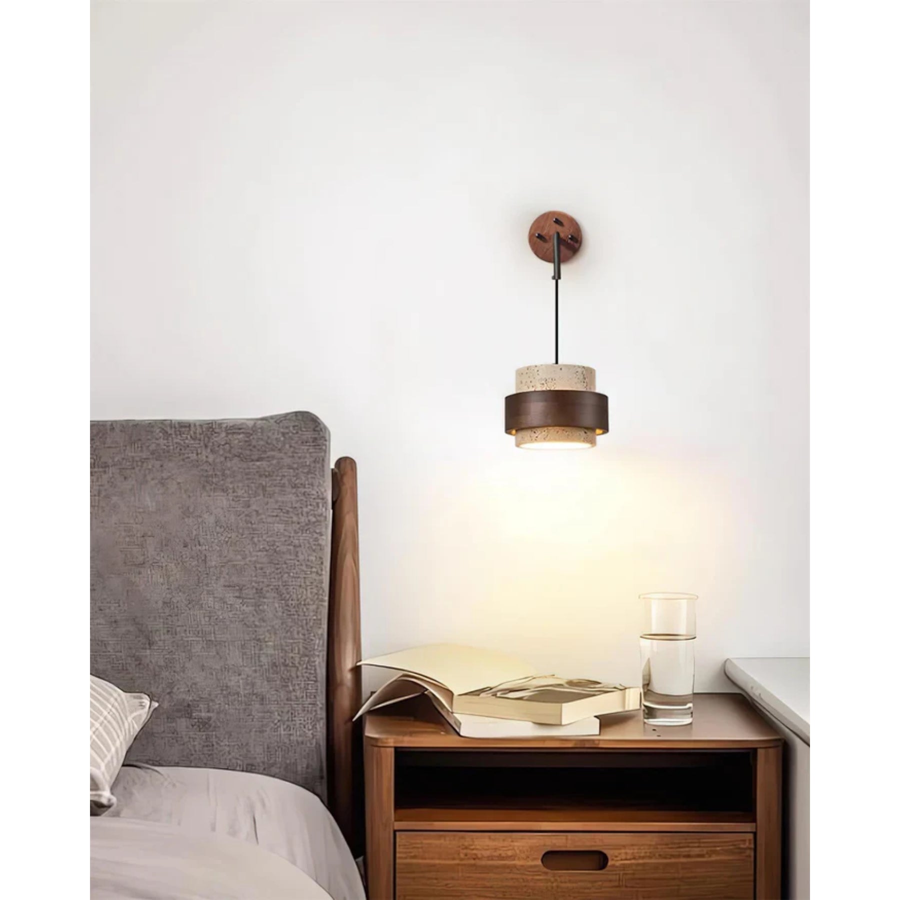 Juvetta Travertine Wall Light