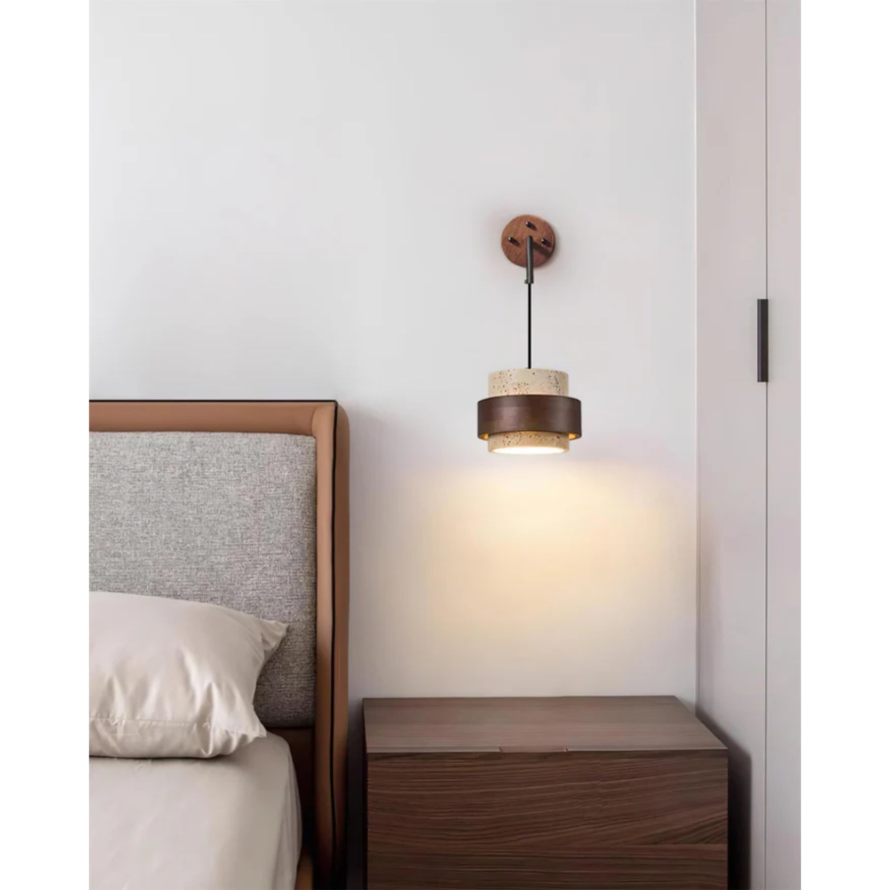 Juvetta Travertine Wall Light