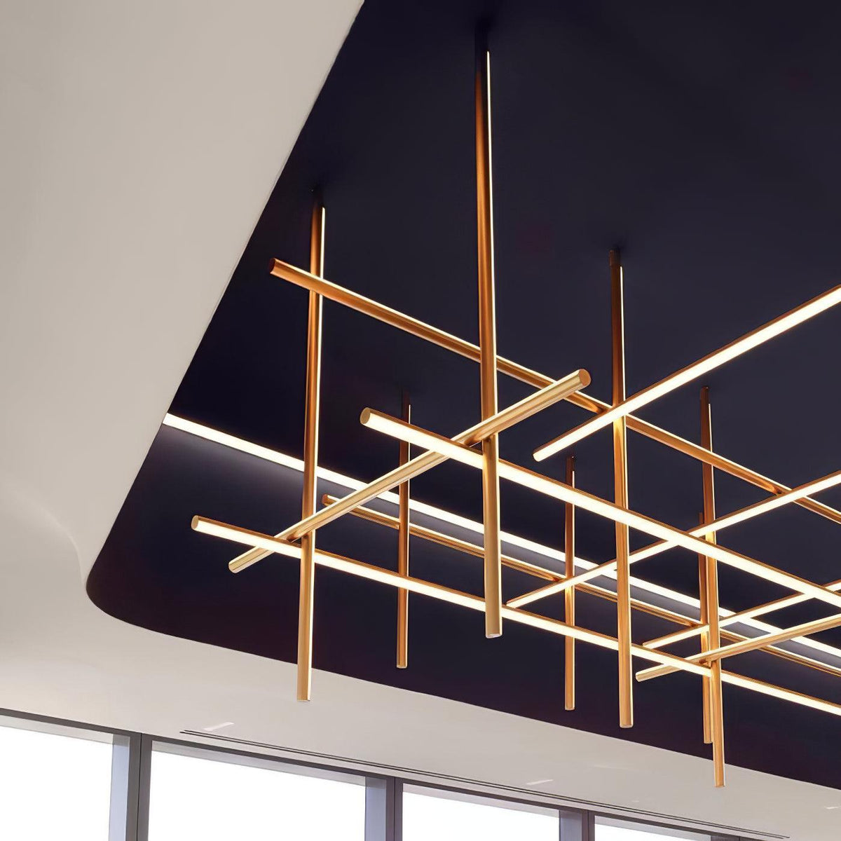 Gridline Linear Chandelier – detail 28