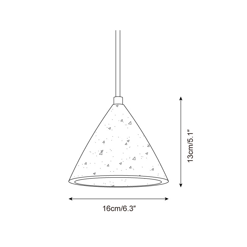 Crevezo Natural Stone Pendant Light
