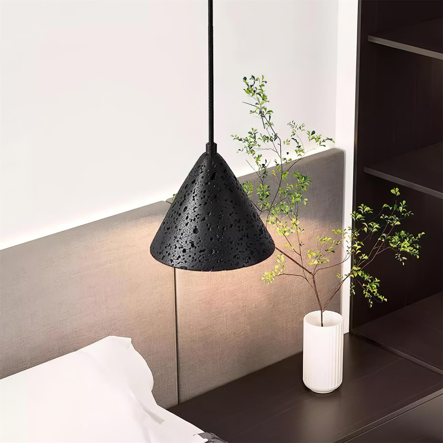 Crevezo Natural Stone Pendant Light