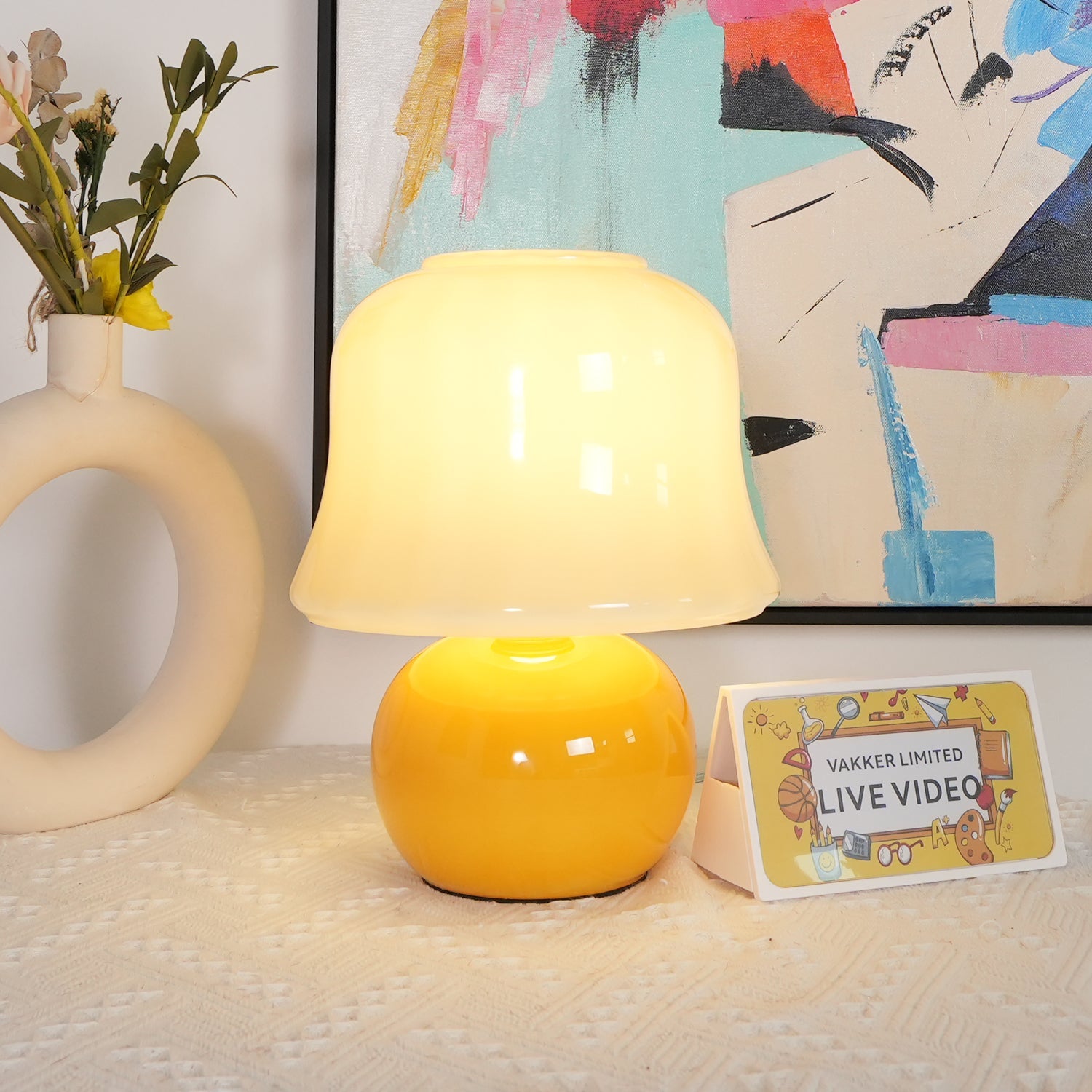 Greyvale Mushroom Table Lamp