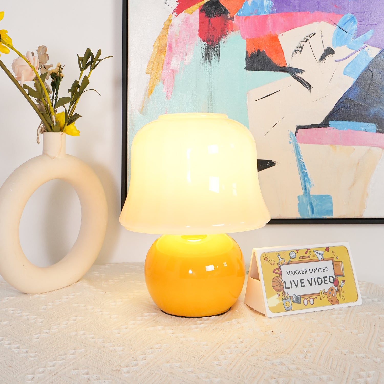 Greyvale Mushroom Table Lamp