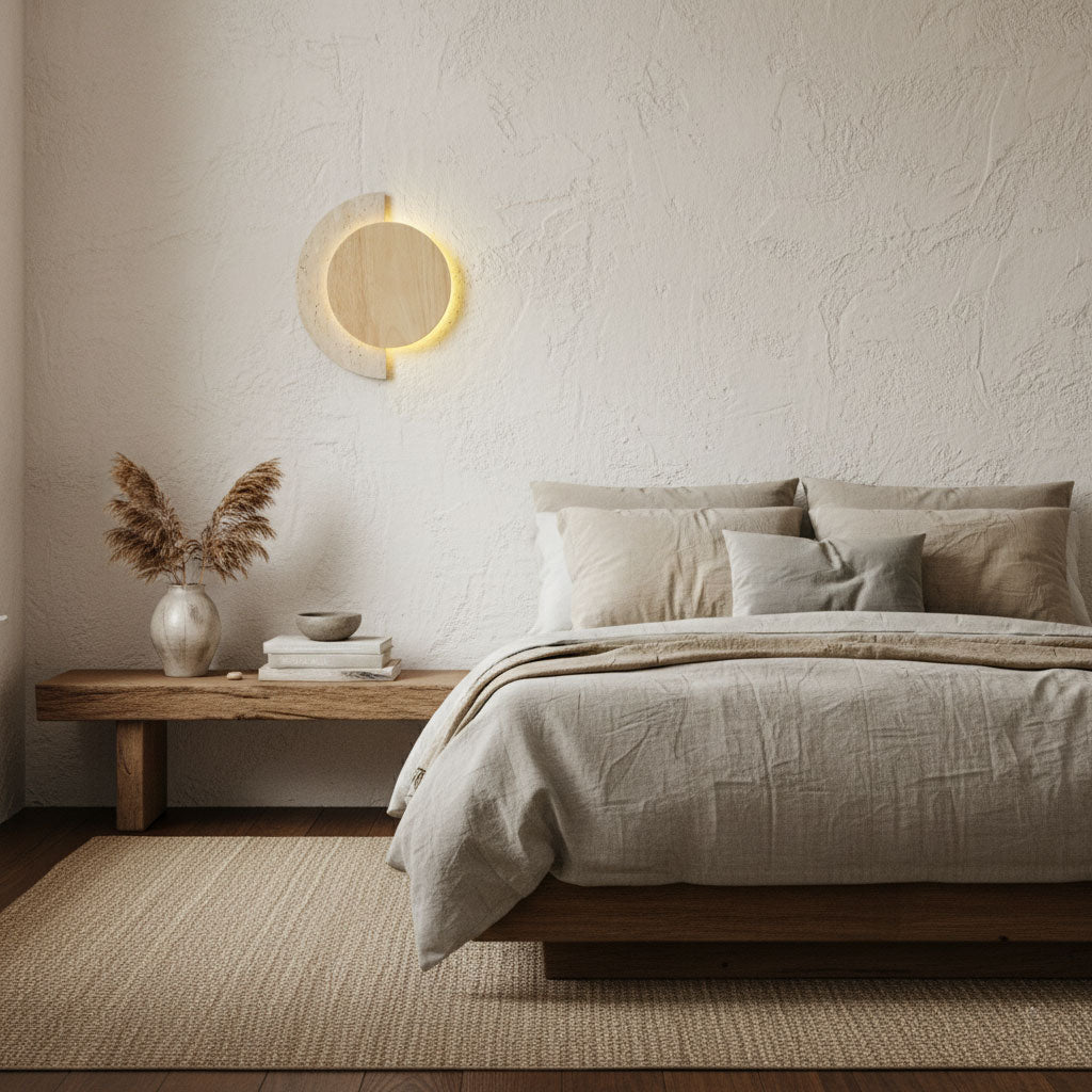 Hesco Travertine Wall Light
