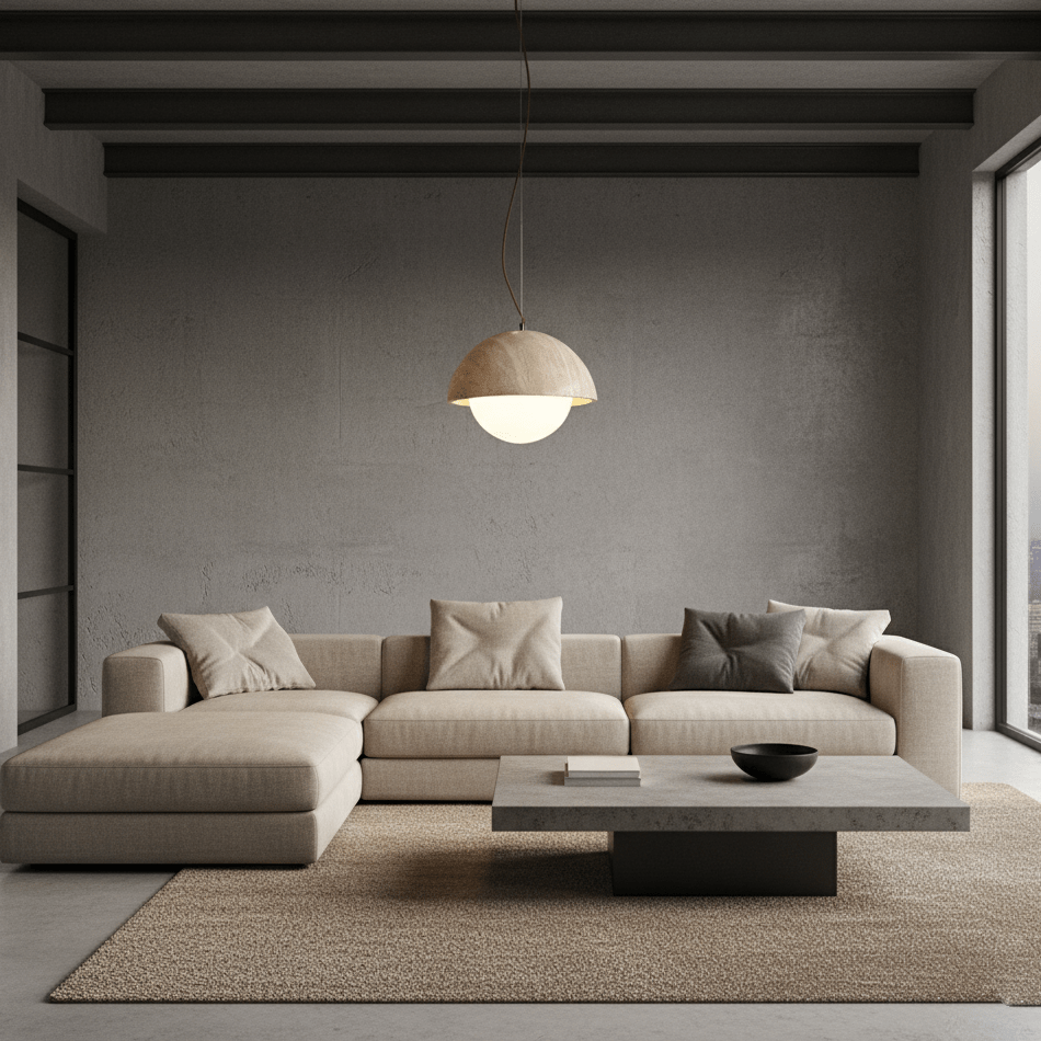Meresci Natural Stone Pendant Light