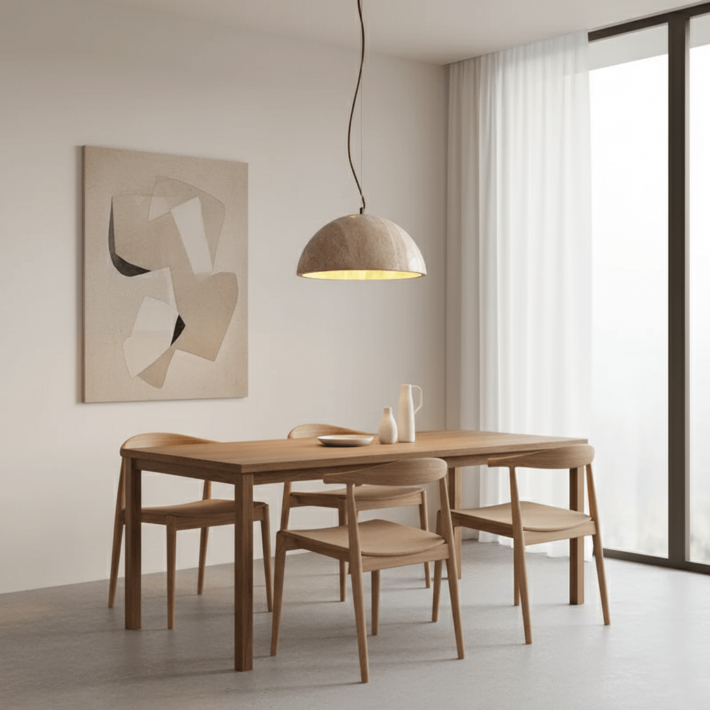 Meresci Natural Stone Pendant Light