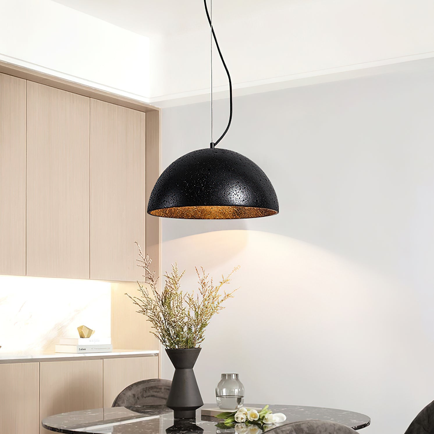 Meresci Natural Stone Pendant Light