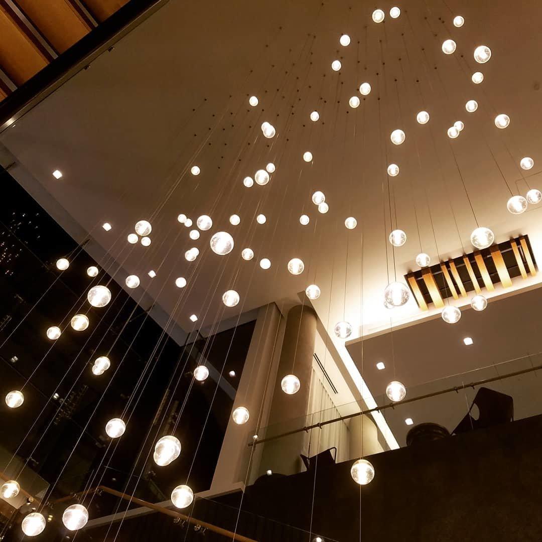 Crystal Bubbles Balls Pendant Lamp – detail 15