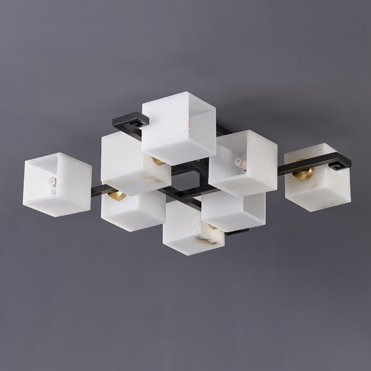 Cubilis Alabaster Ceiling Light